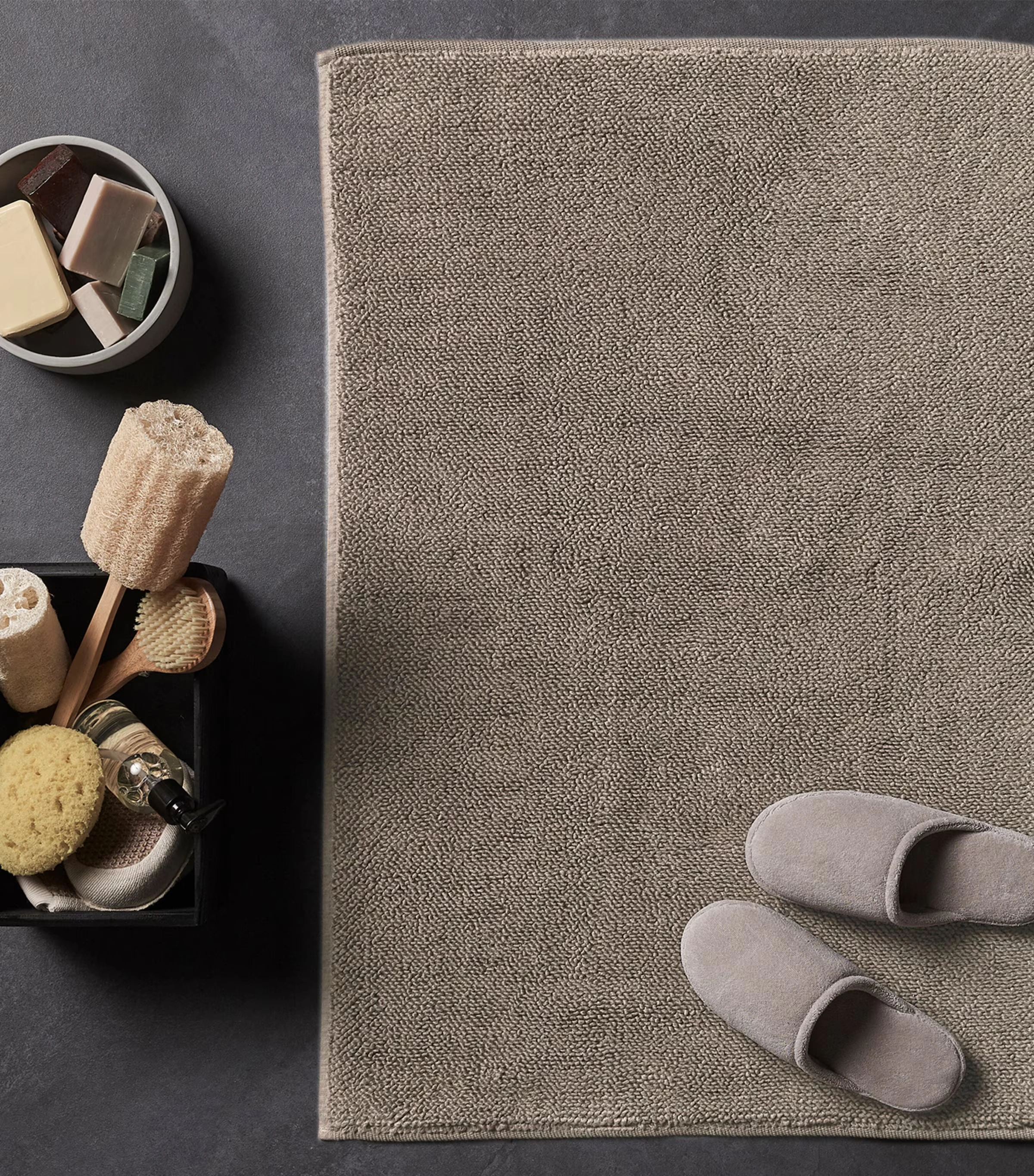 Organic Cotton Pera Woven Bath Mat (100cm x 150cm)