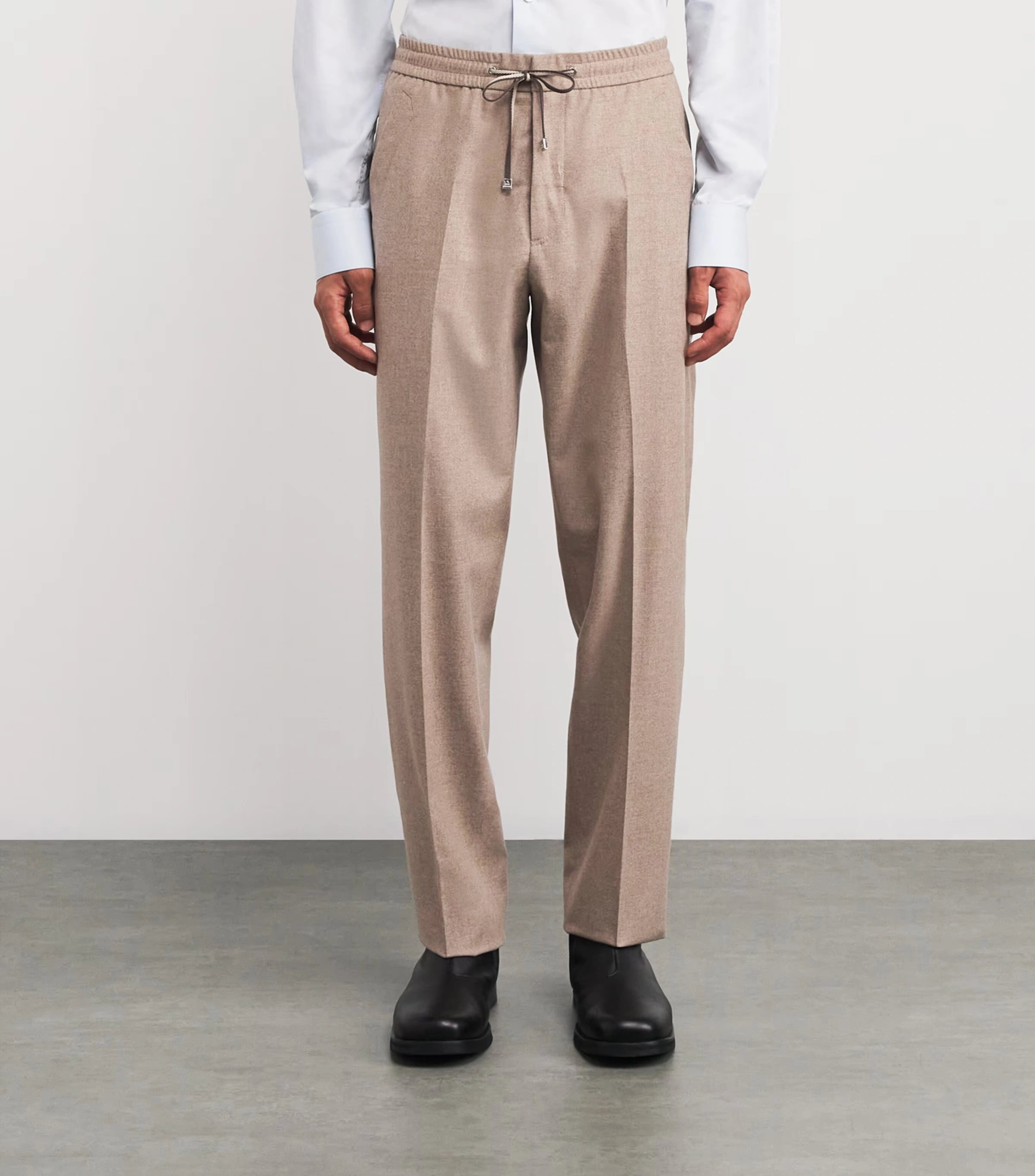 Wool-Silk-Cashmere Pleated Trousers 3 Wool-Silk-Cashmere Pleated Trousers
