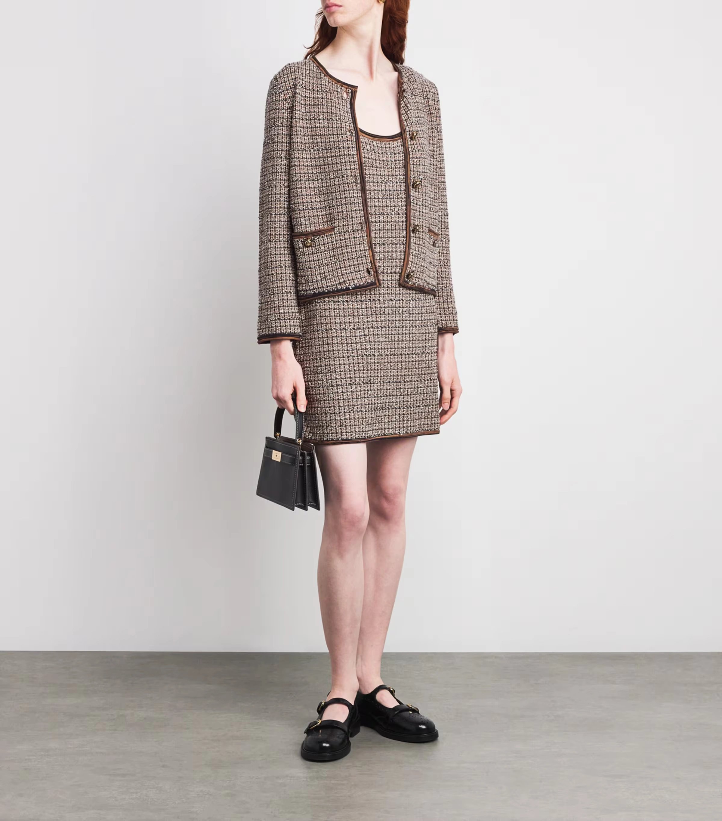 Slubbed Bassette Mini Dress