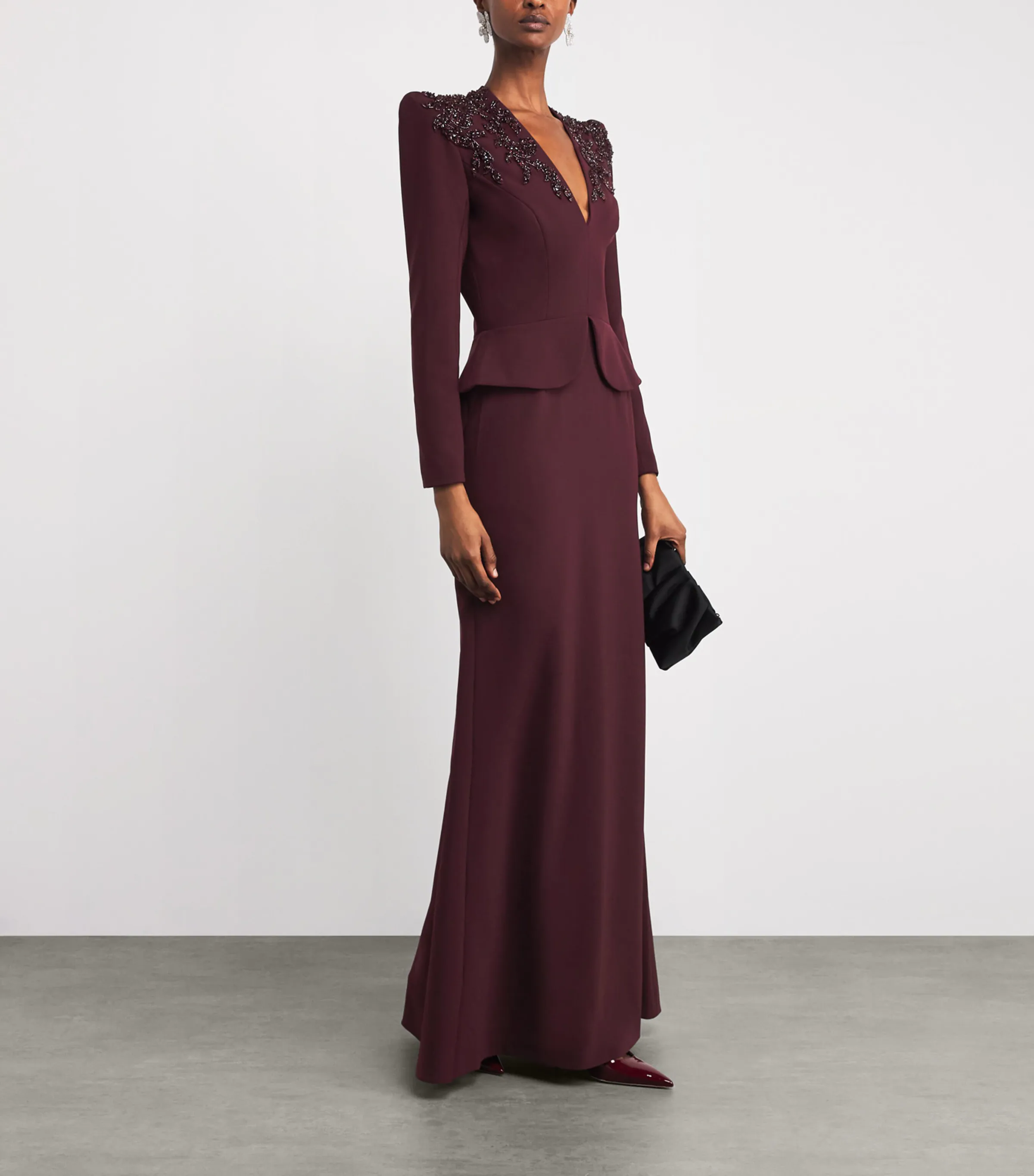 Embellished Night Flowering Gown