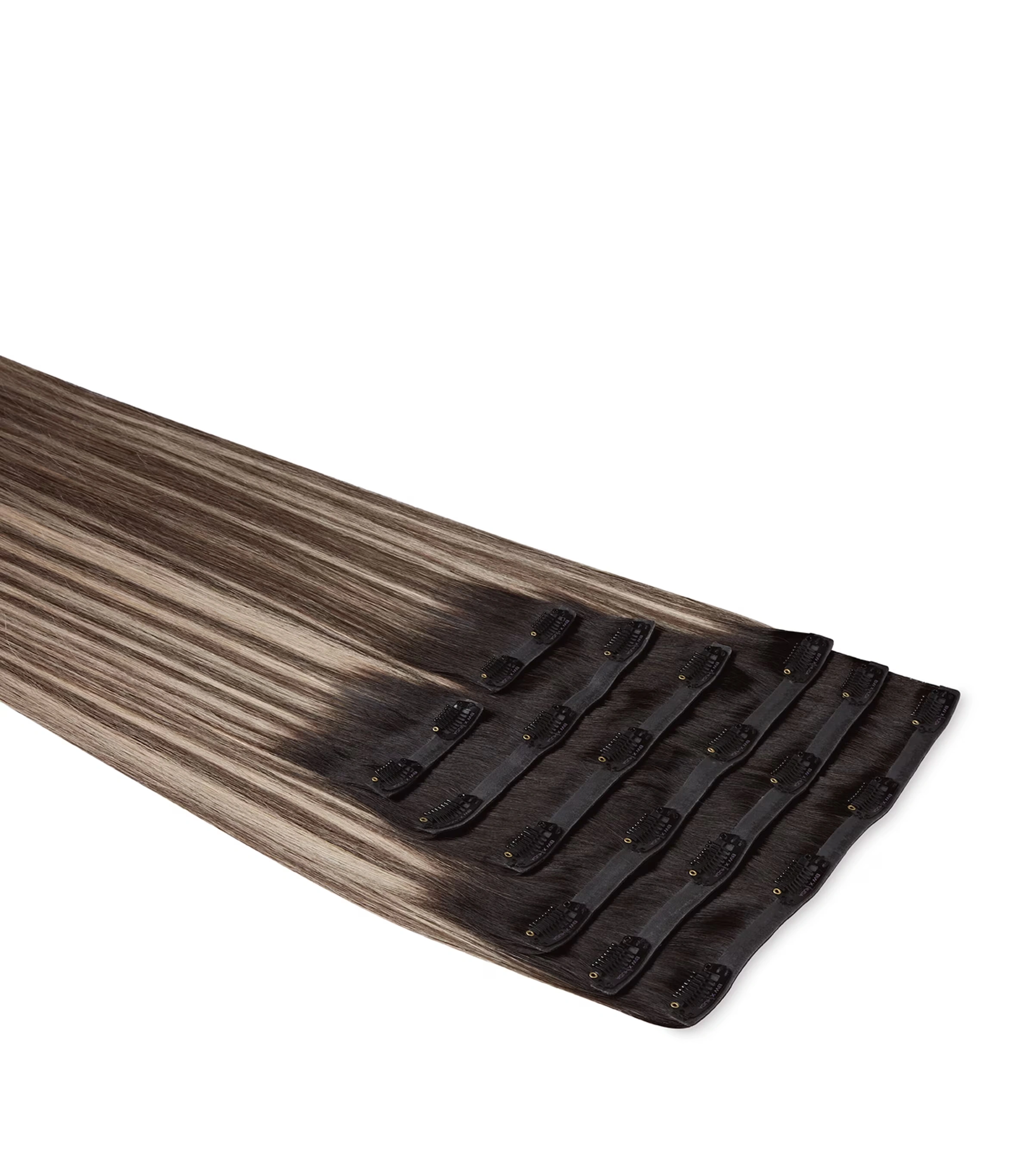 Beauty Works x Huda BARELY THERE Clip-In Hair Extensions Set (18")