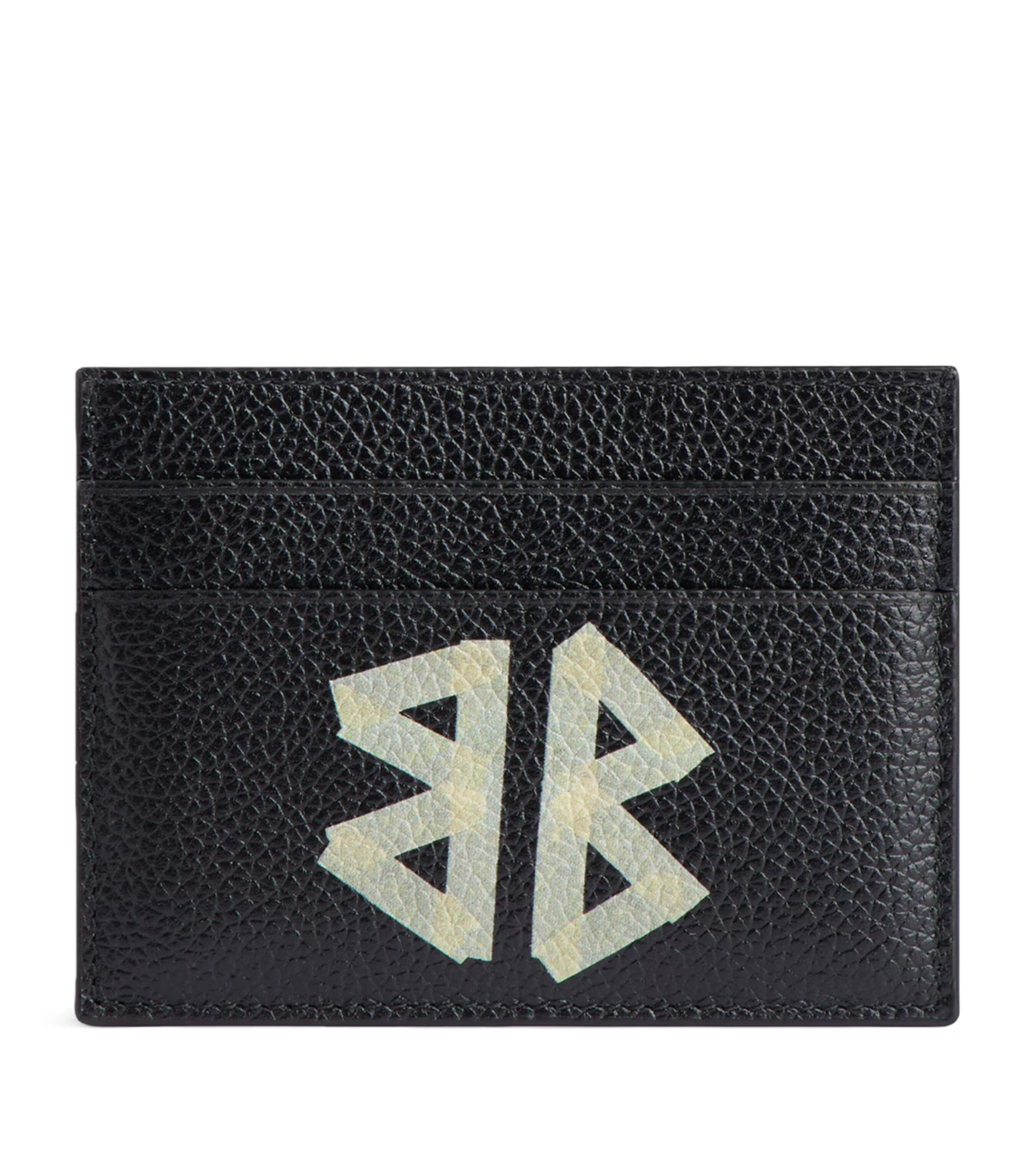 Leather Tape Logo Card Holder