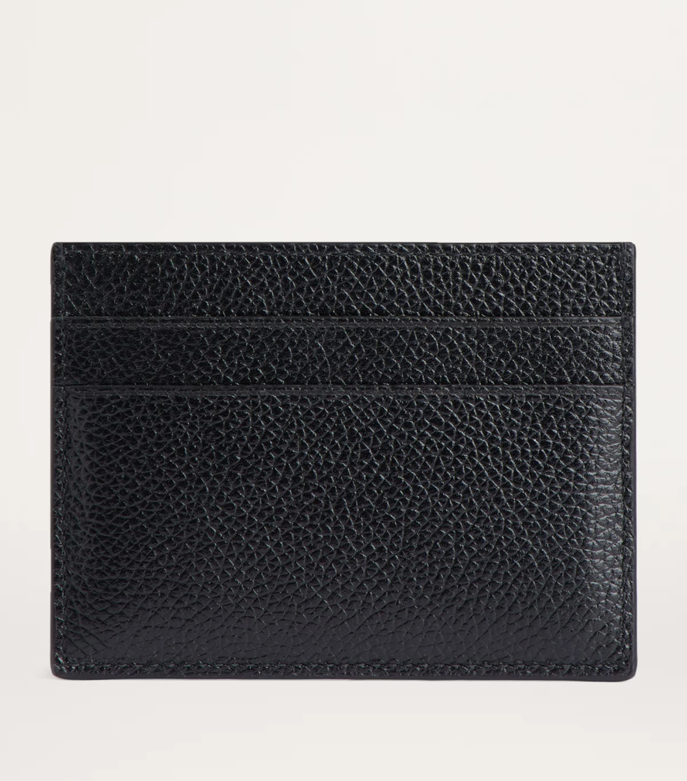 Leather Tape Logo Card Holder