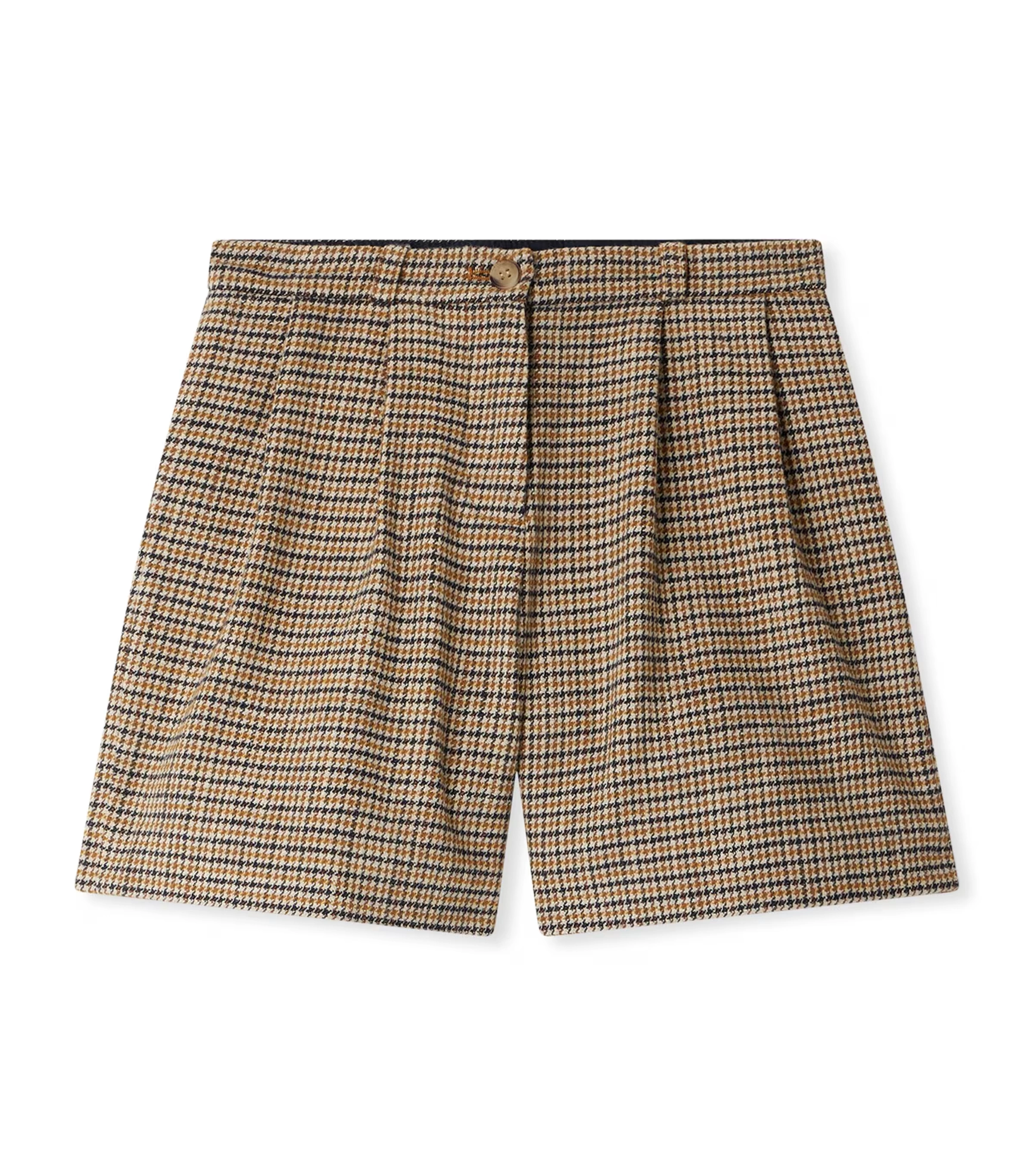 Cotton-Blend Plaid Flannel Shorts (10-14 Years)