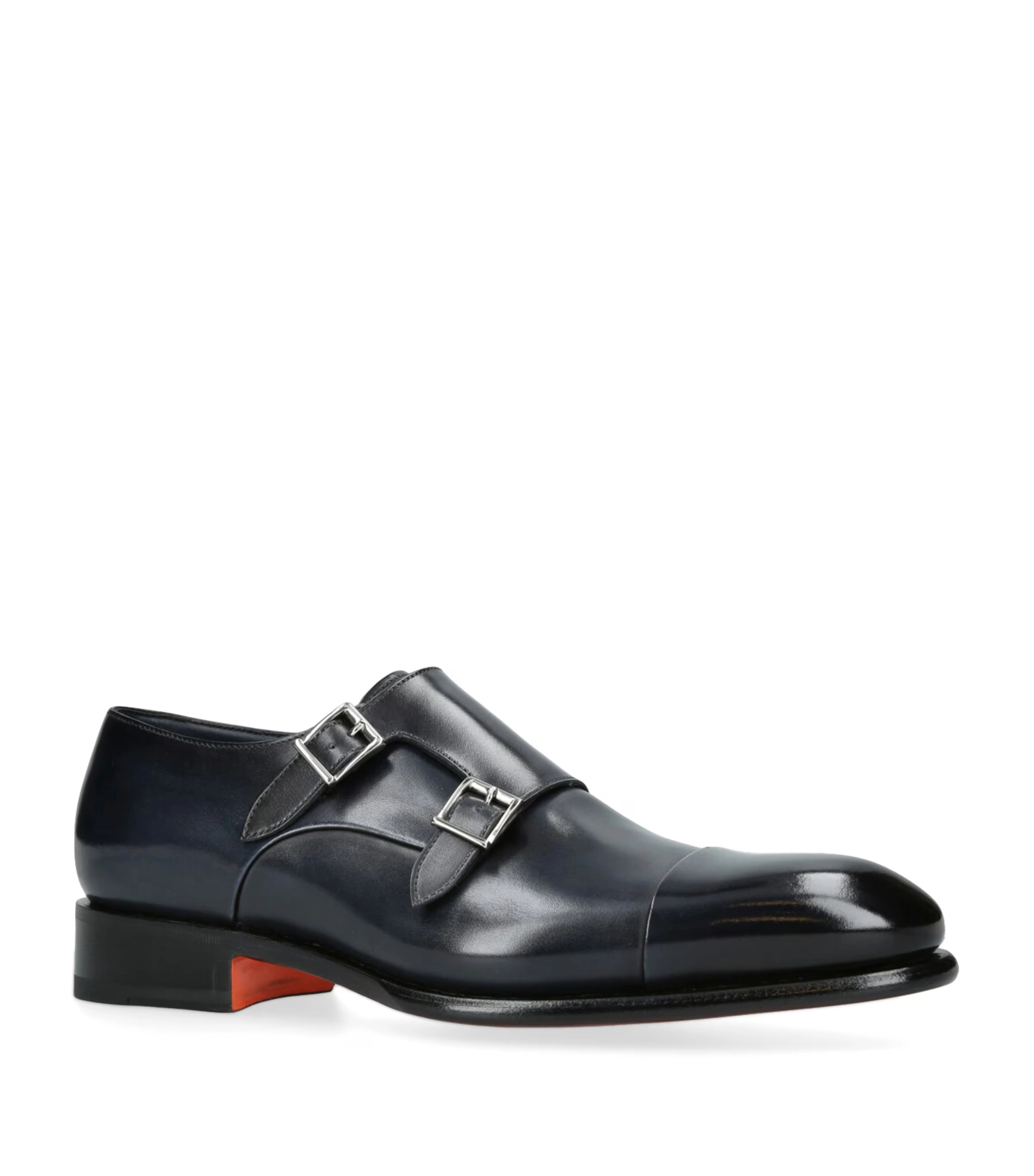 Leather Carter Monk Shoes