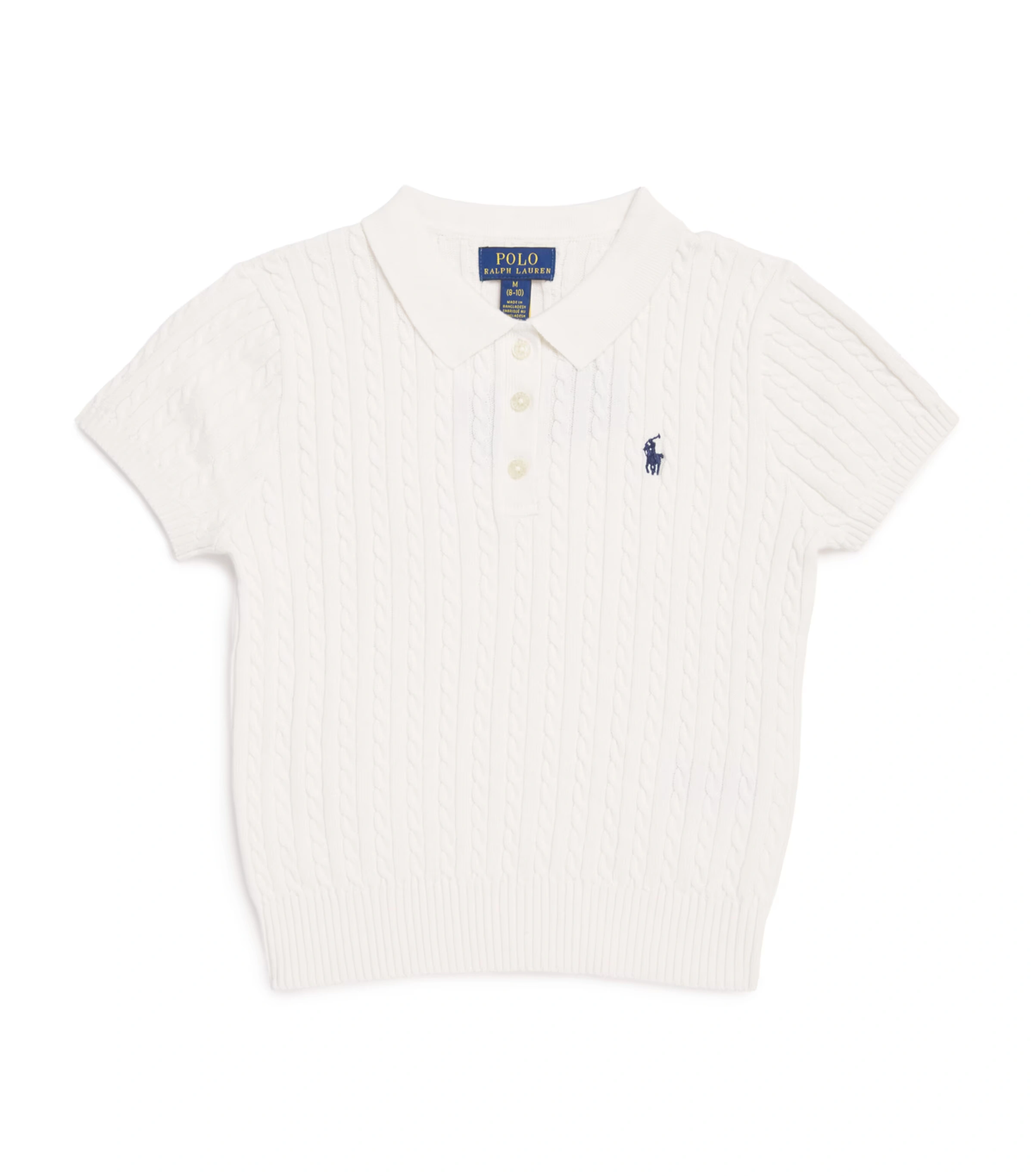 Cable-Knit Polo Sweater (7-14 Years)