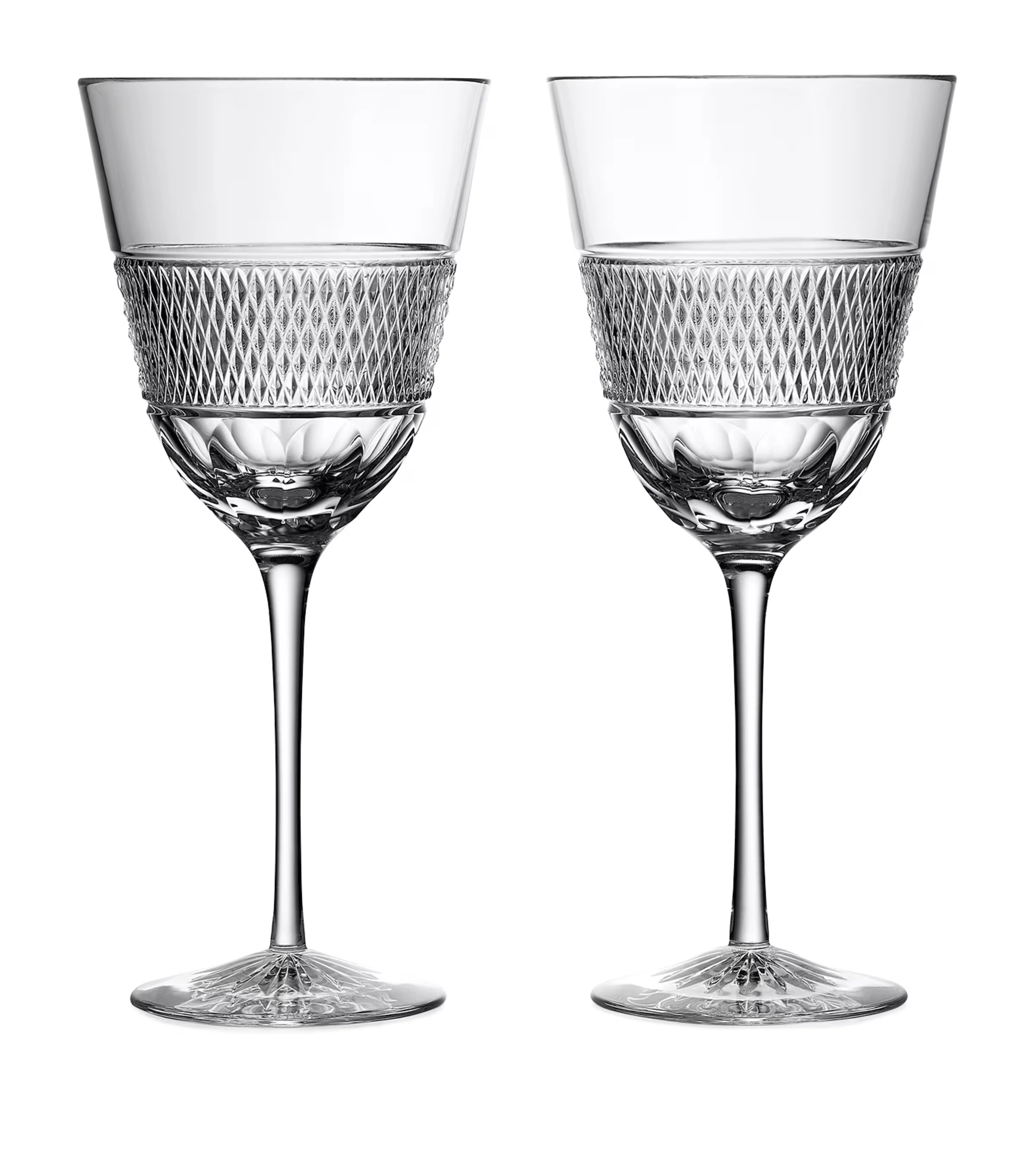 Set of 2 Crystal Copper Coast Red Wine Glasses