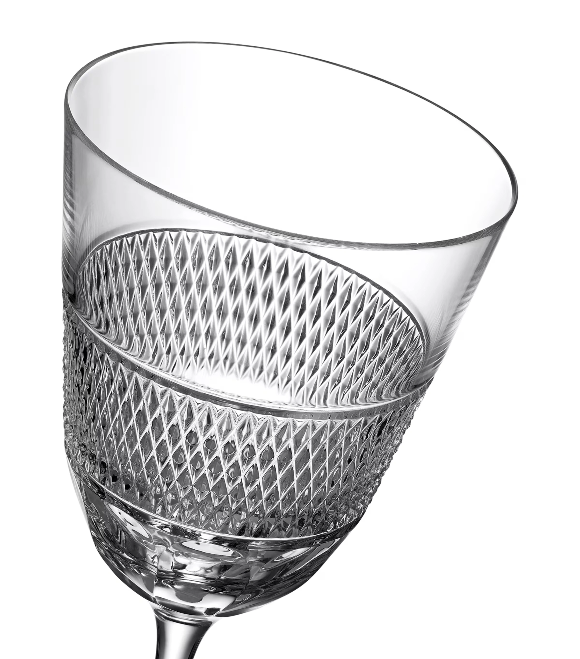 Set of 2 Crystal Copper Coast Red Wine Glasses