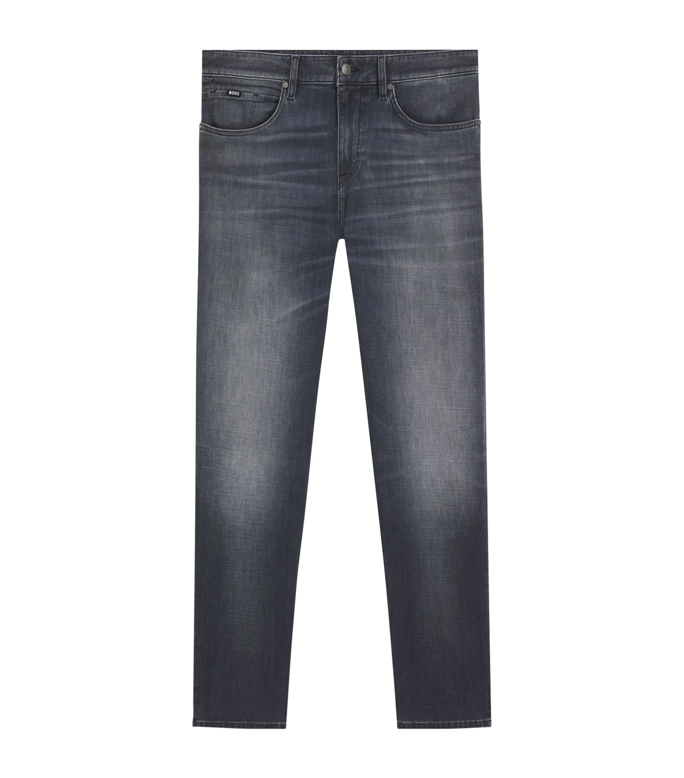 Stretch-Denim Straight Jeans