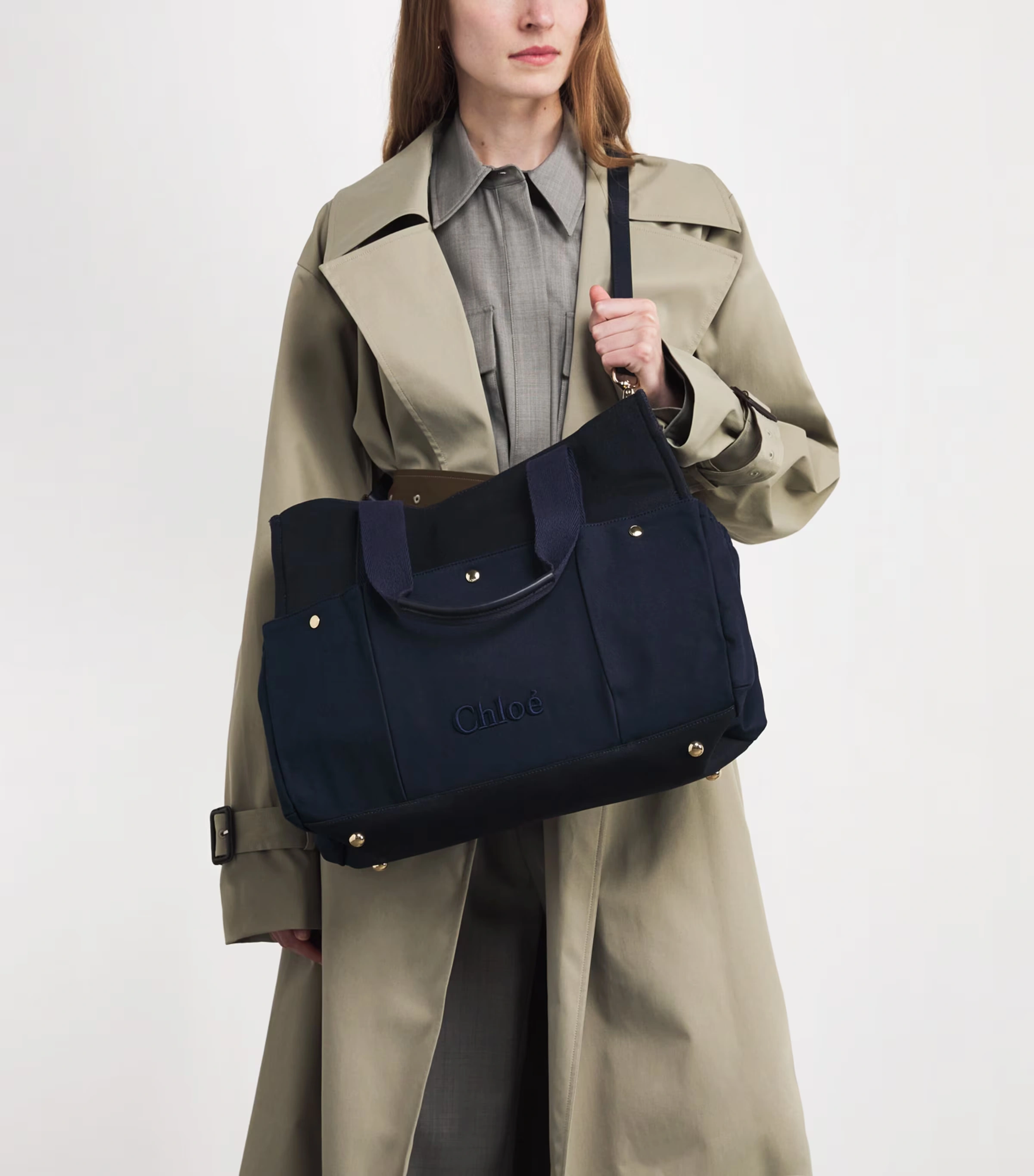 Canvas Logo Changing Bag