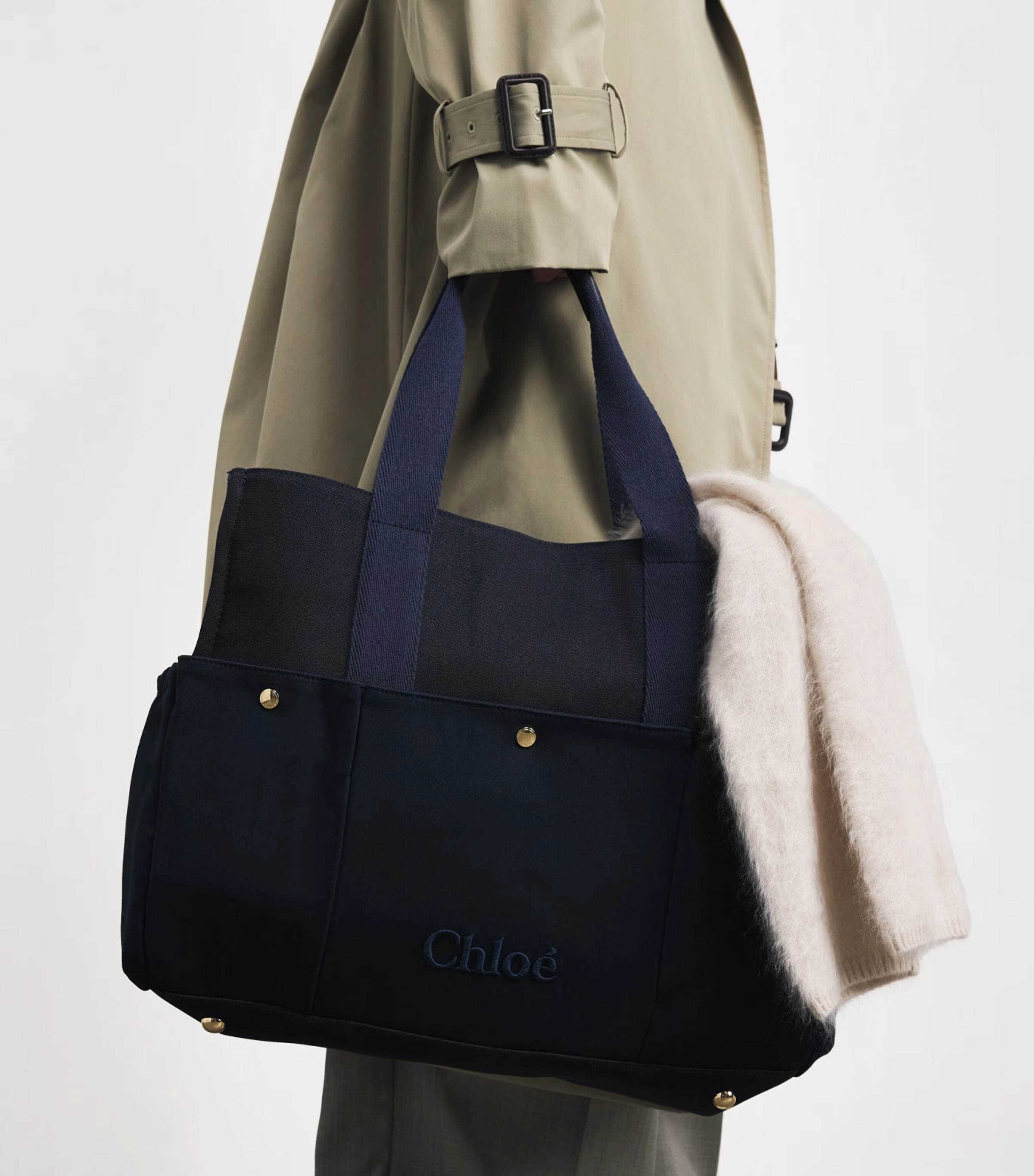 Canvas Logo Changing Bag