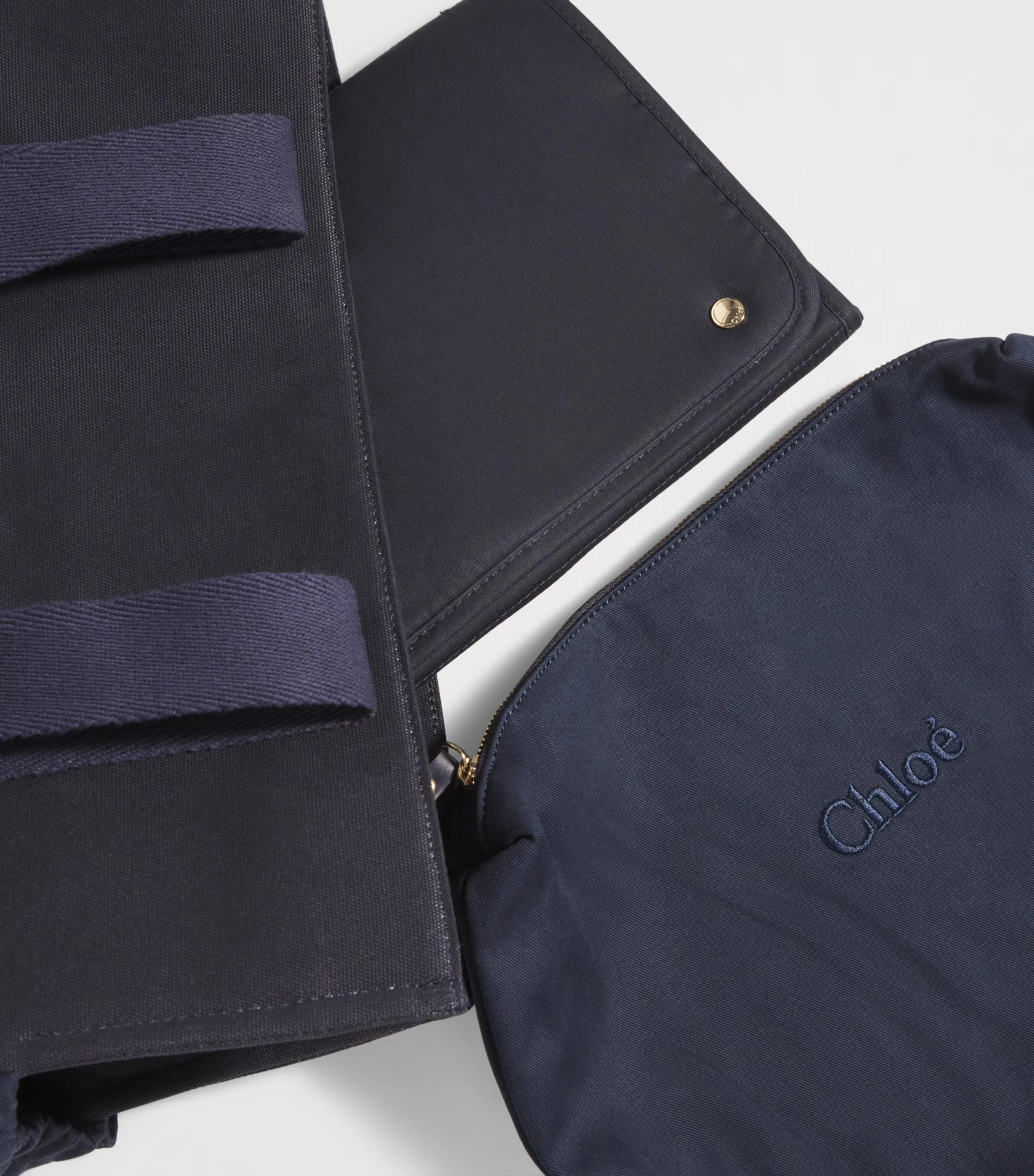 Canvas Logo Changing Bag