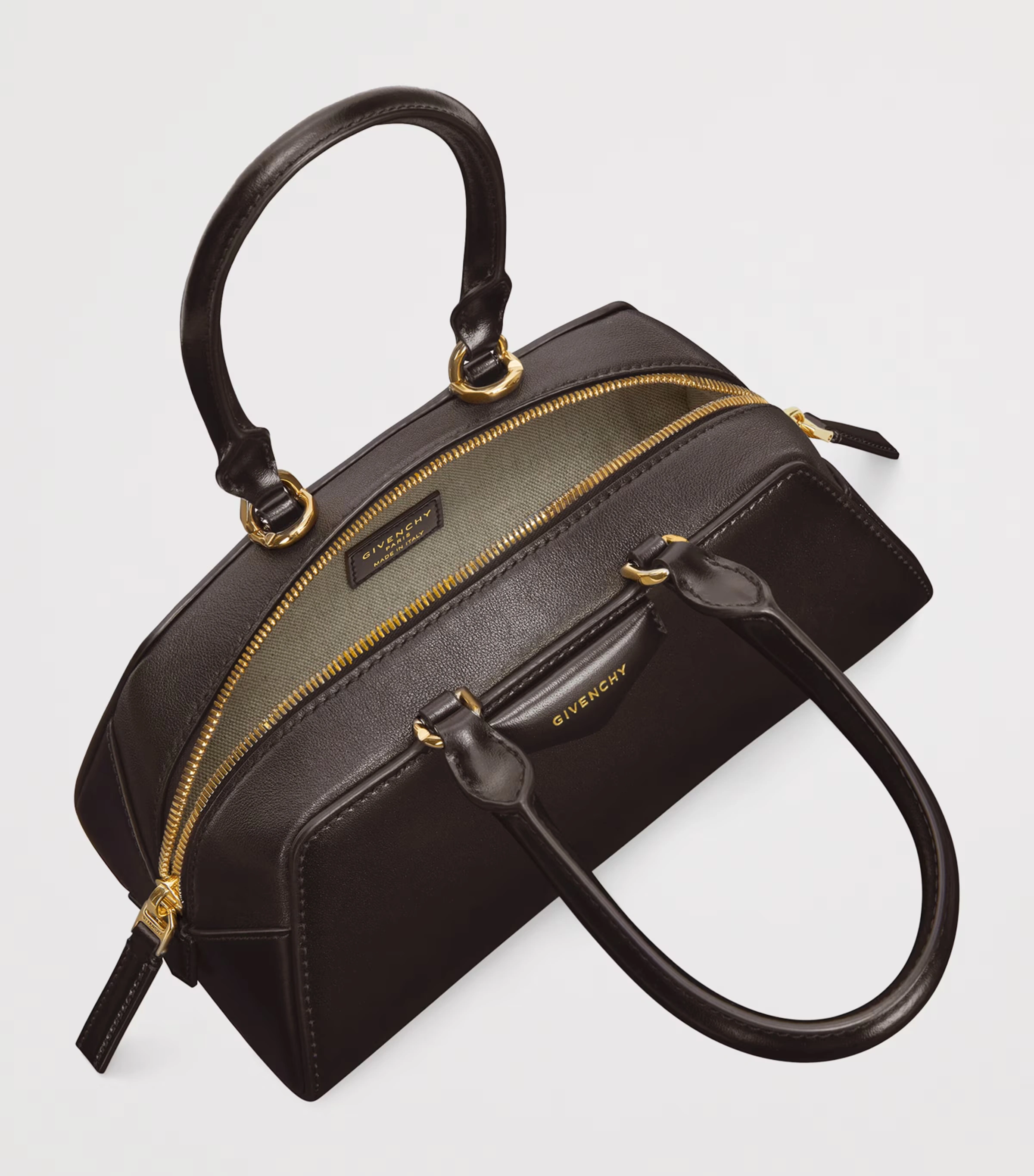 Mini Leather Antigona Cube East-West Top-Handle Bag 4 Mini Leather Antigona Cube East-West Top-Handle Bag