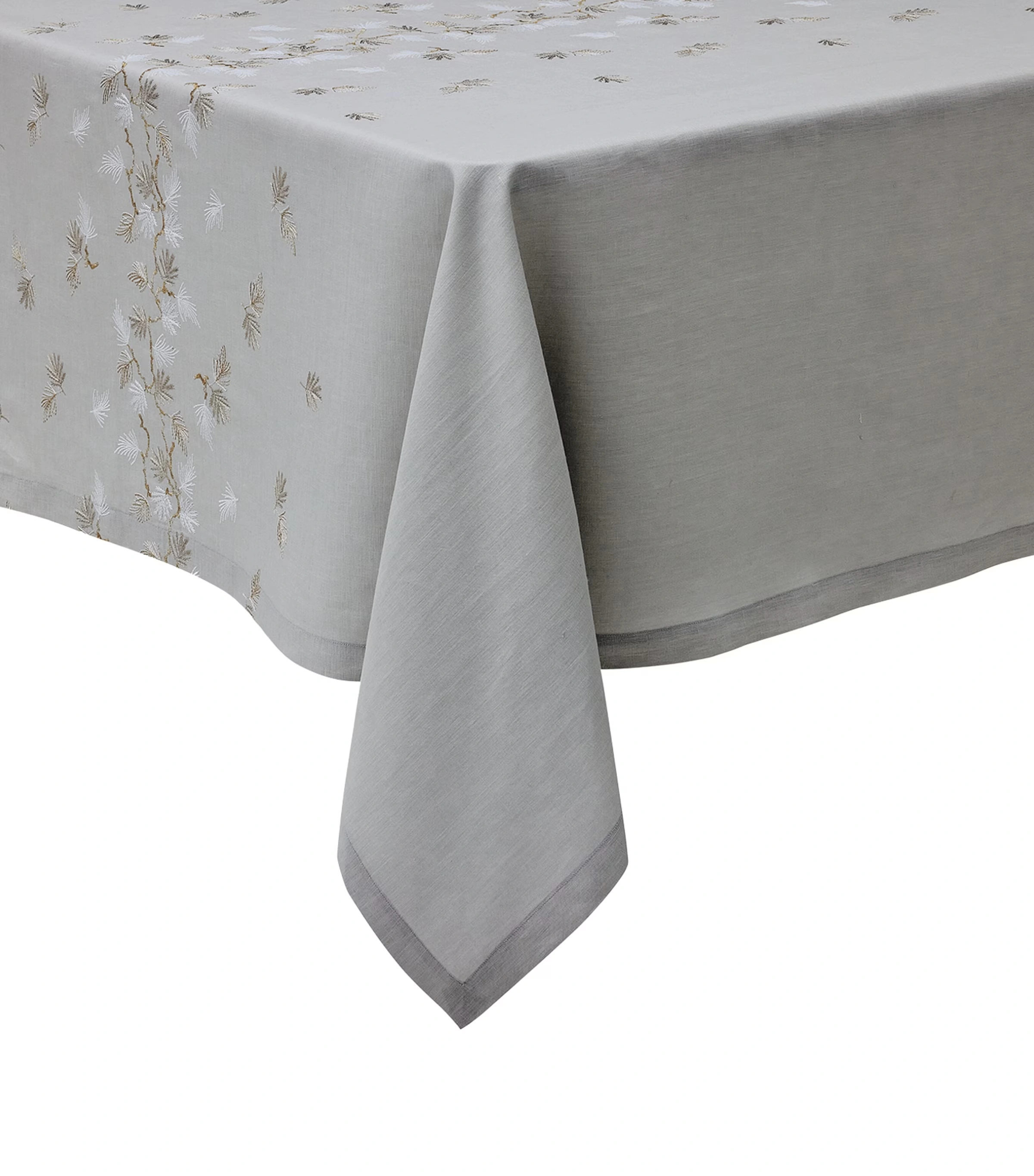 Linen Embroidered Tablecloth (170cm x 250cm)