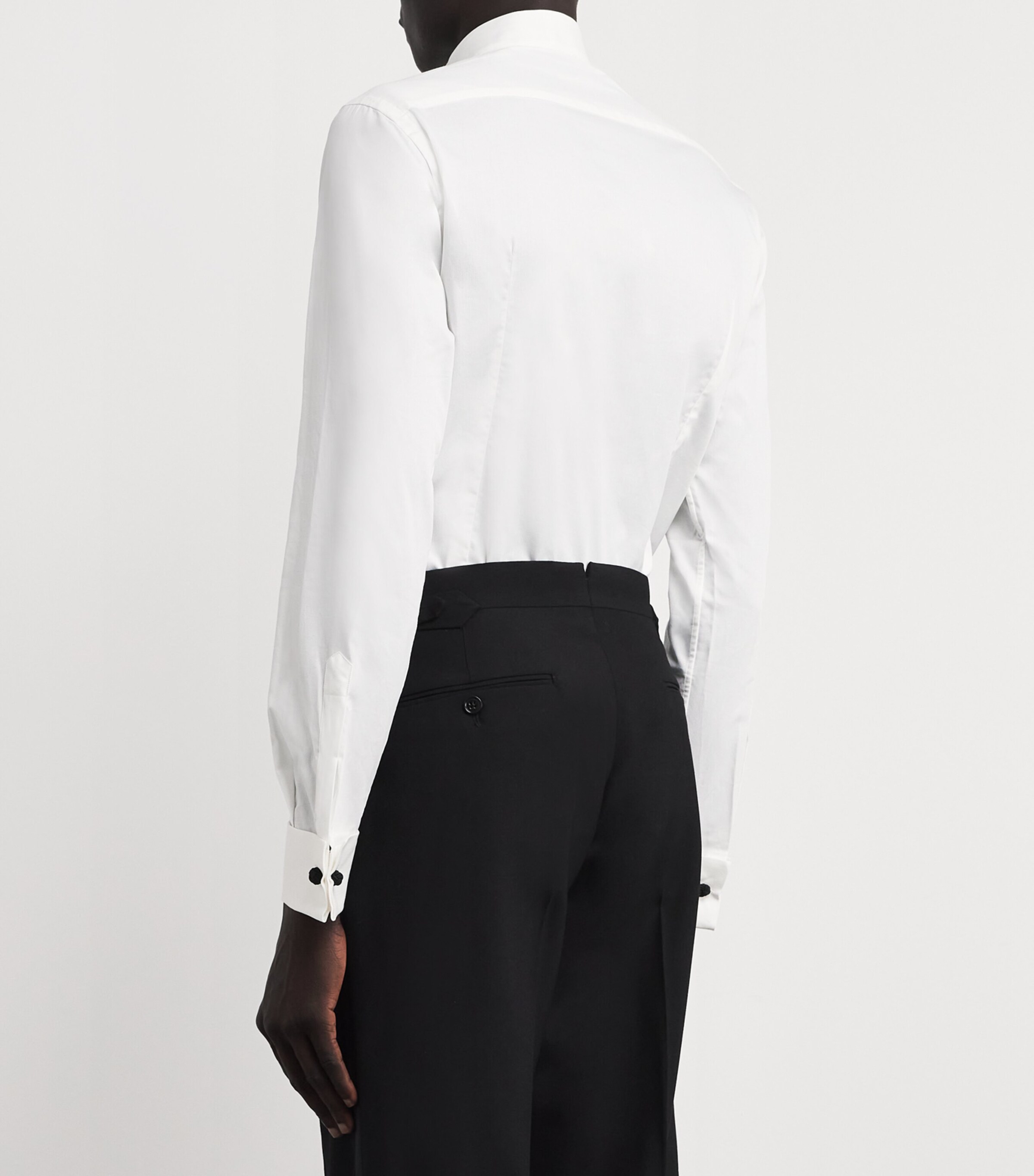 Cotton Hidden Button Shirt