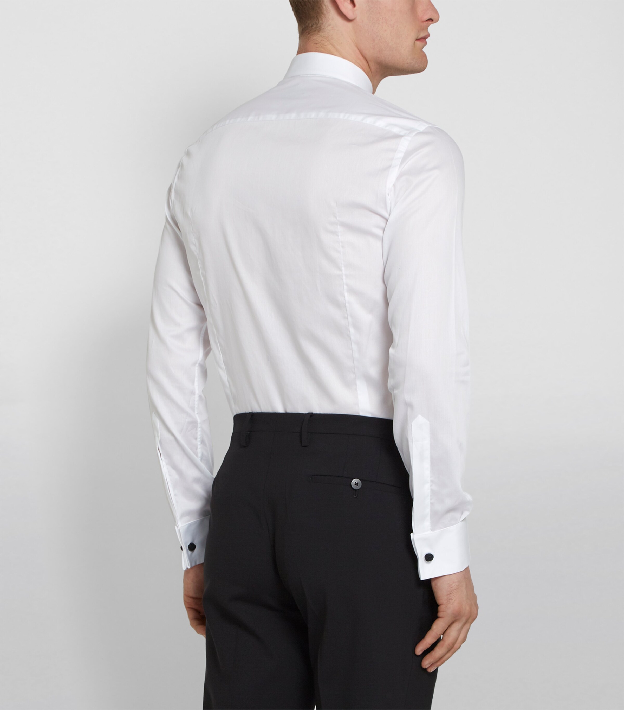 Cotton Hidden Button Shirt