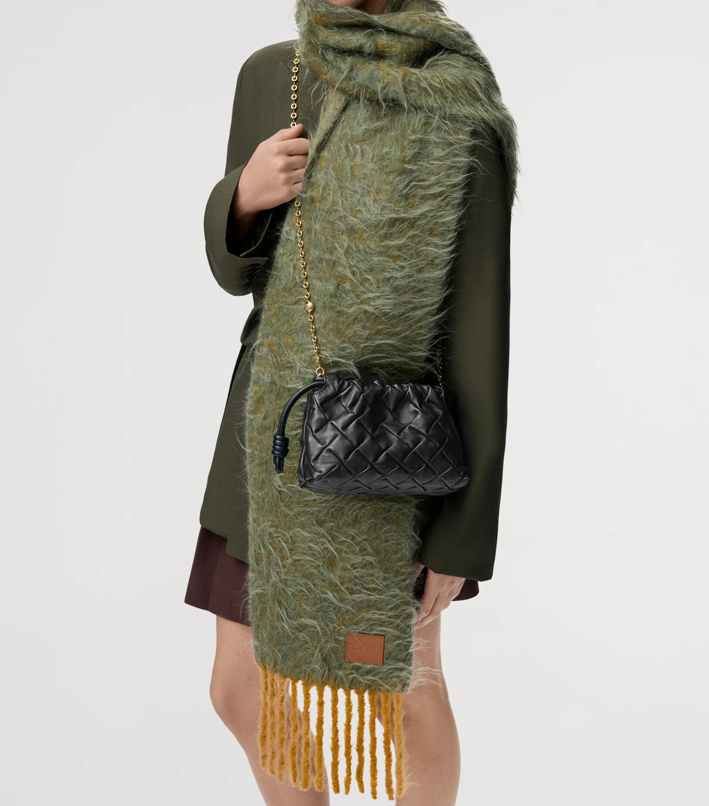 Mini Pinched Leather Flamenco Purse 10 Mini Pinched Leather Flamenco Purse