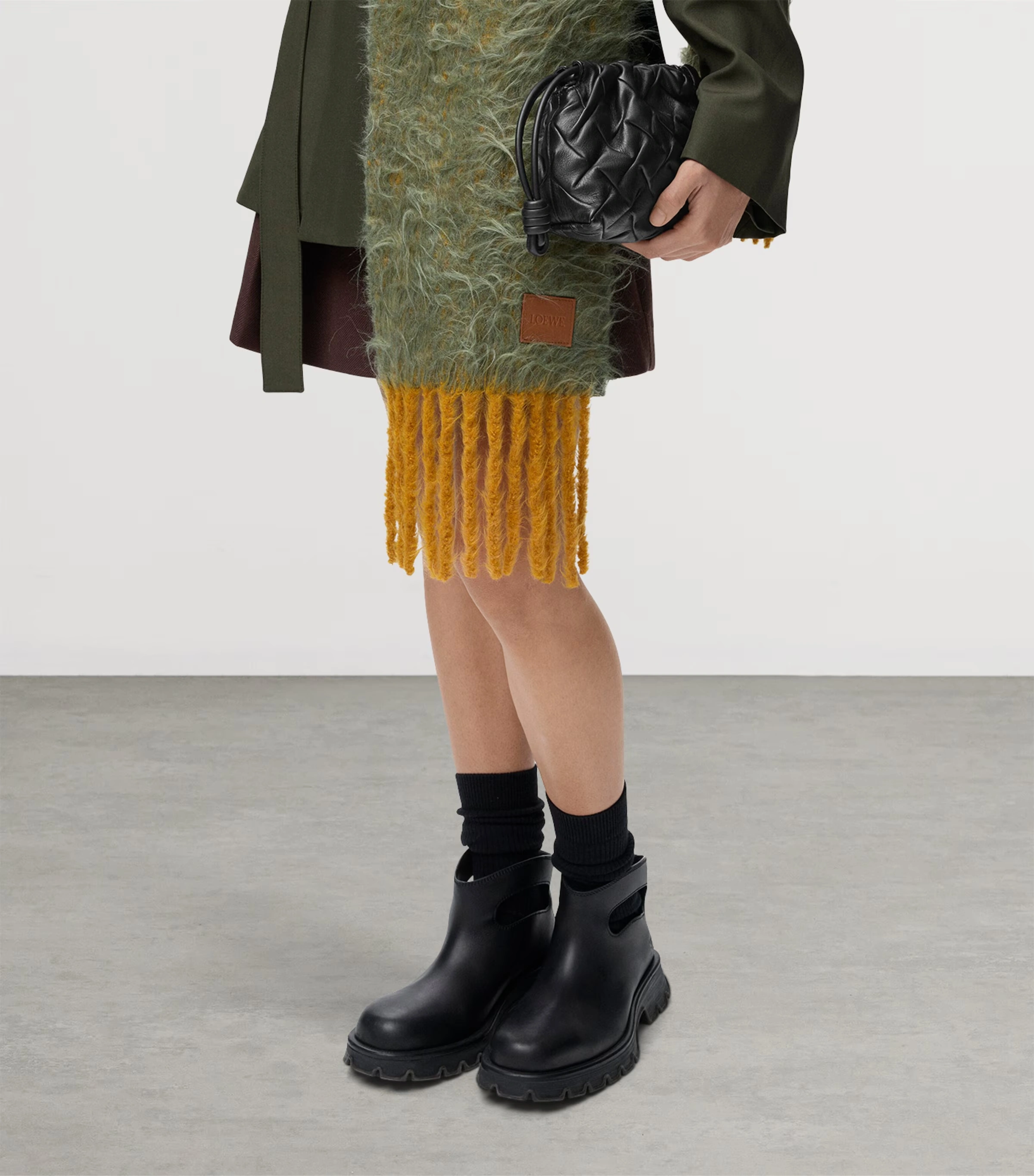 Mini Pinched Leather Flamenco Purse 12 Mini Pinched Leather Flamenco Purse