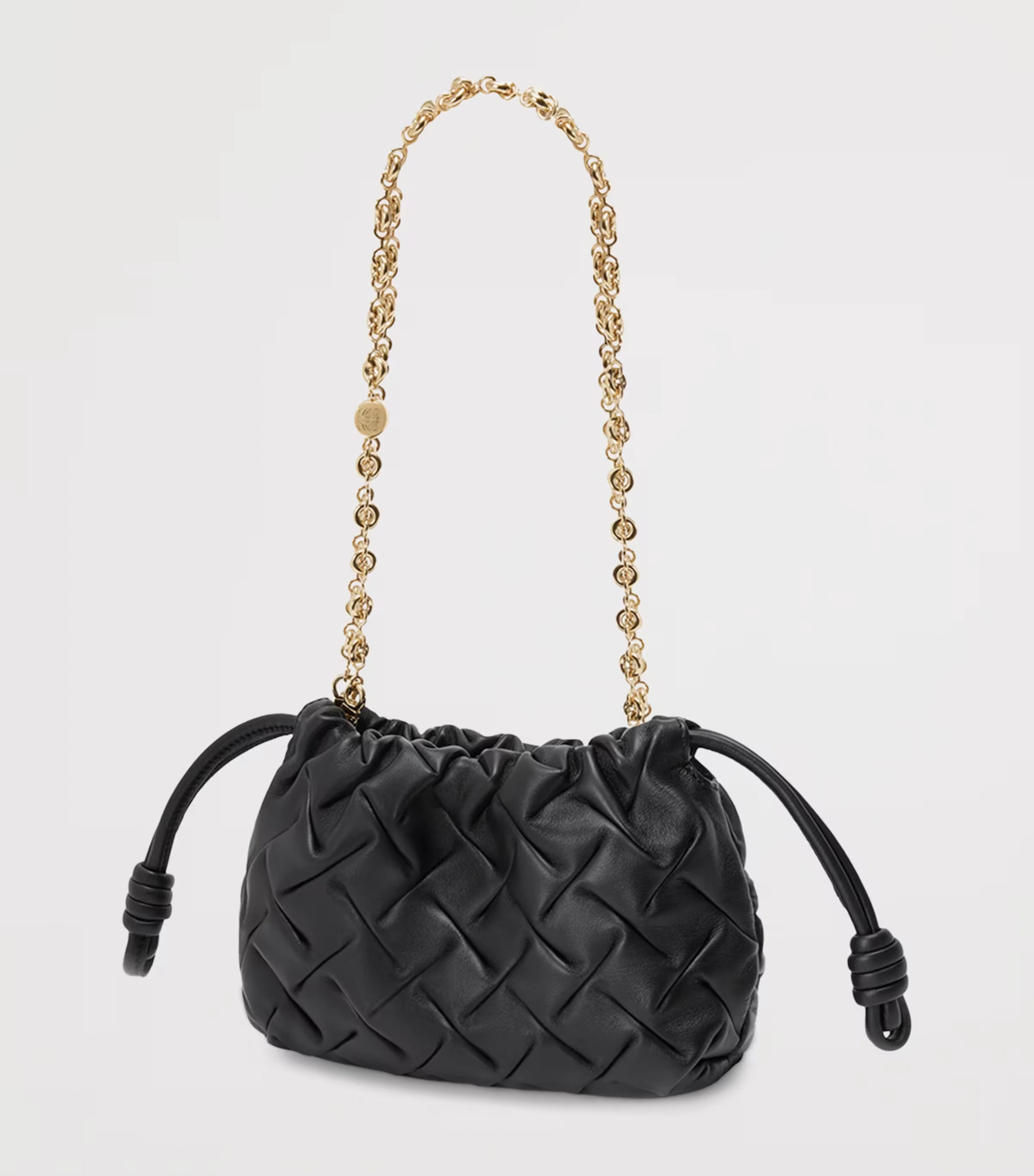 Mini Pinched Leather Flamenco Purse 3 Mini Pinched Leather Flamenco Purse