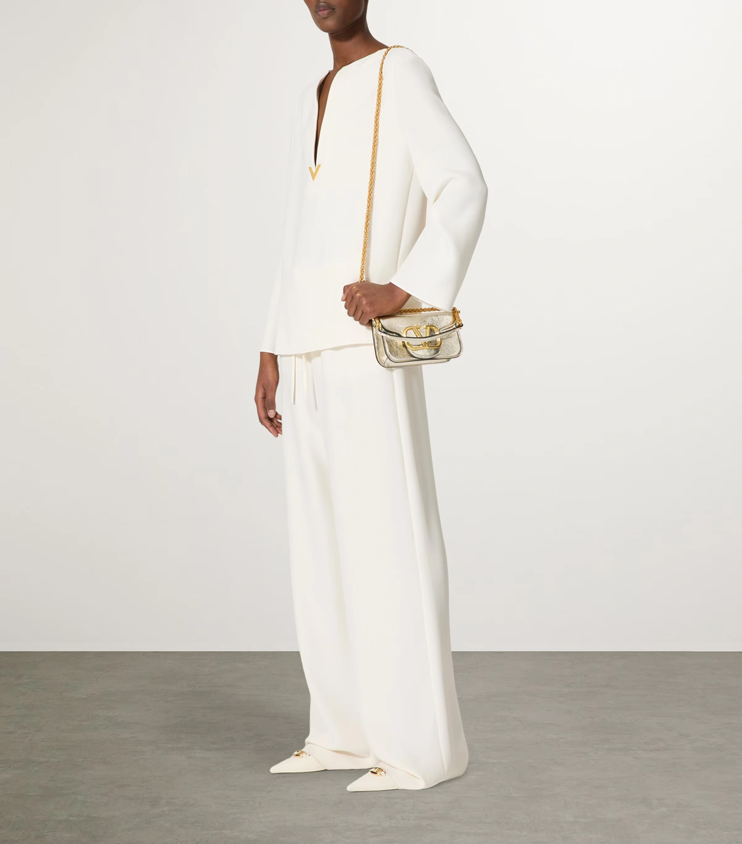 Small Leather Locò Shoulder Bag