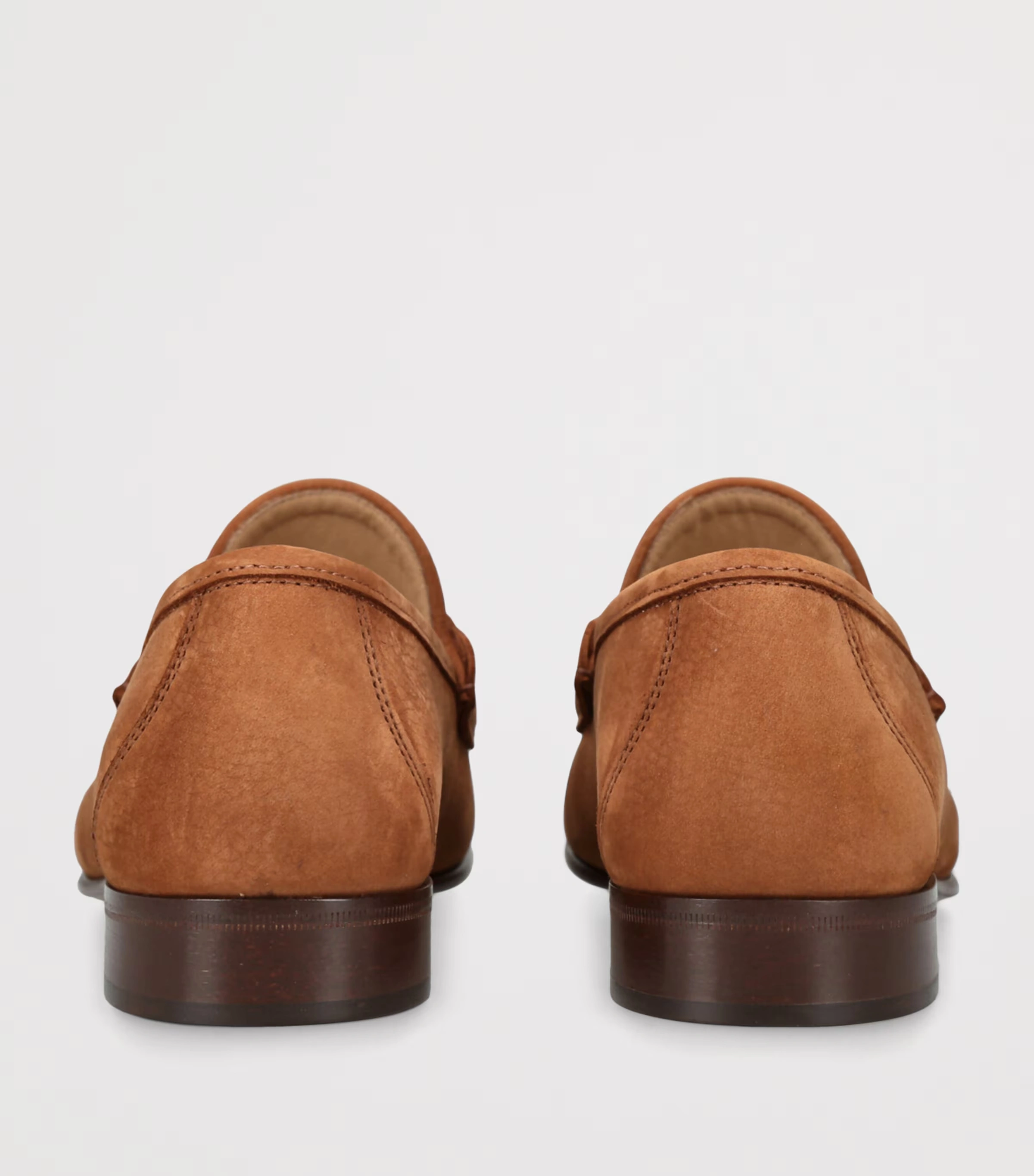 Nubuck Leather VLogo Loafers