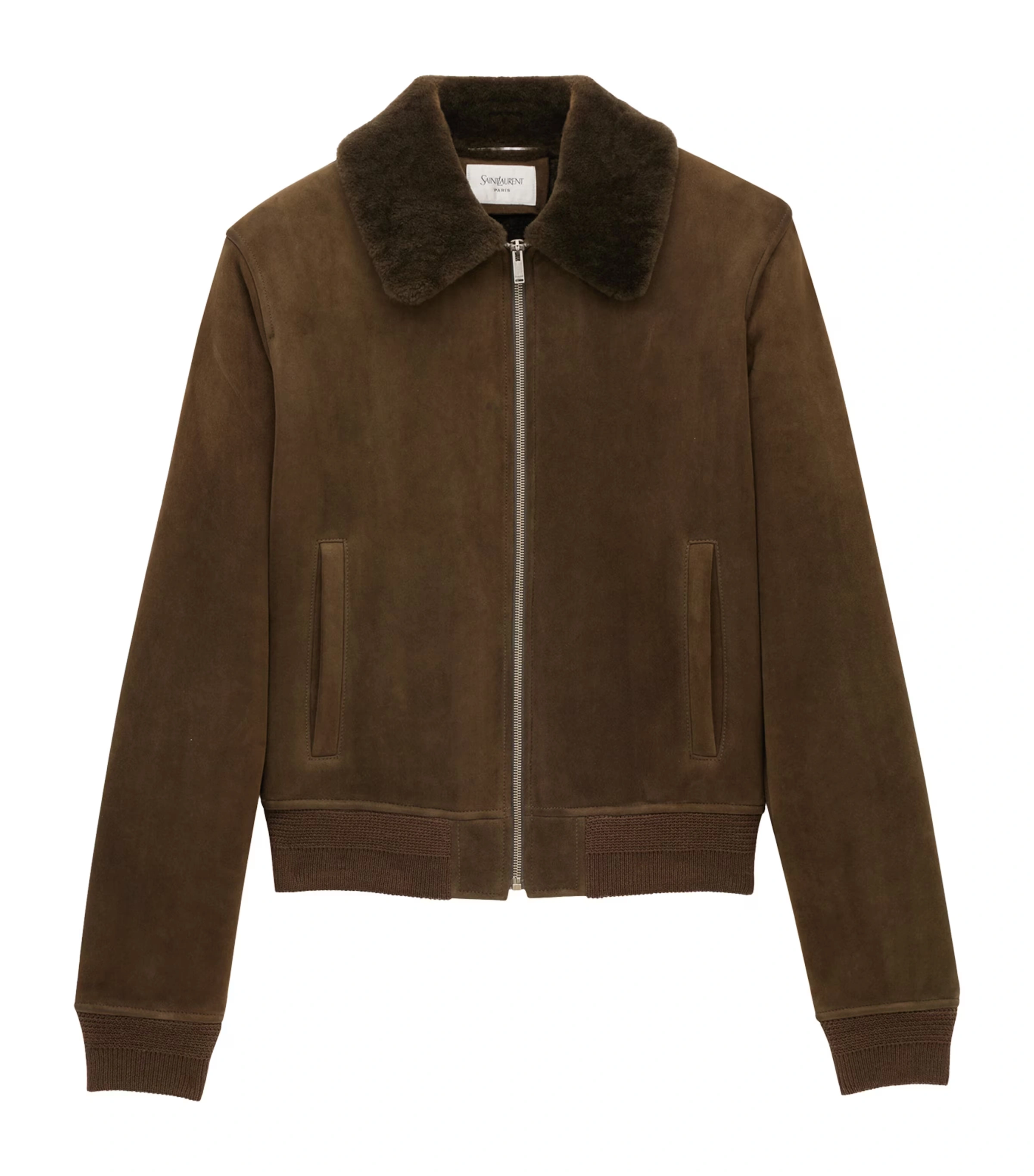 Suede Bomber Jacket