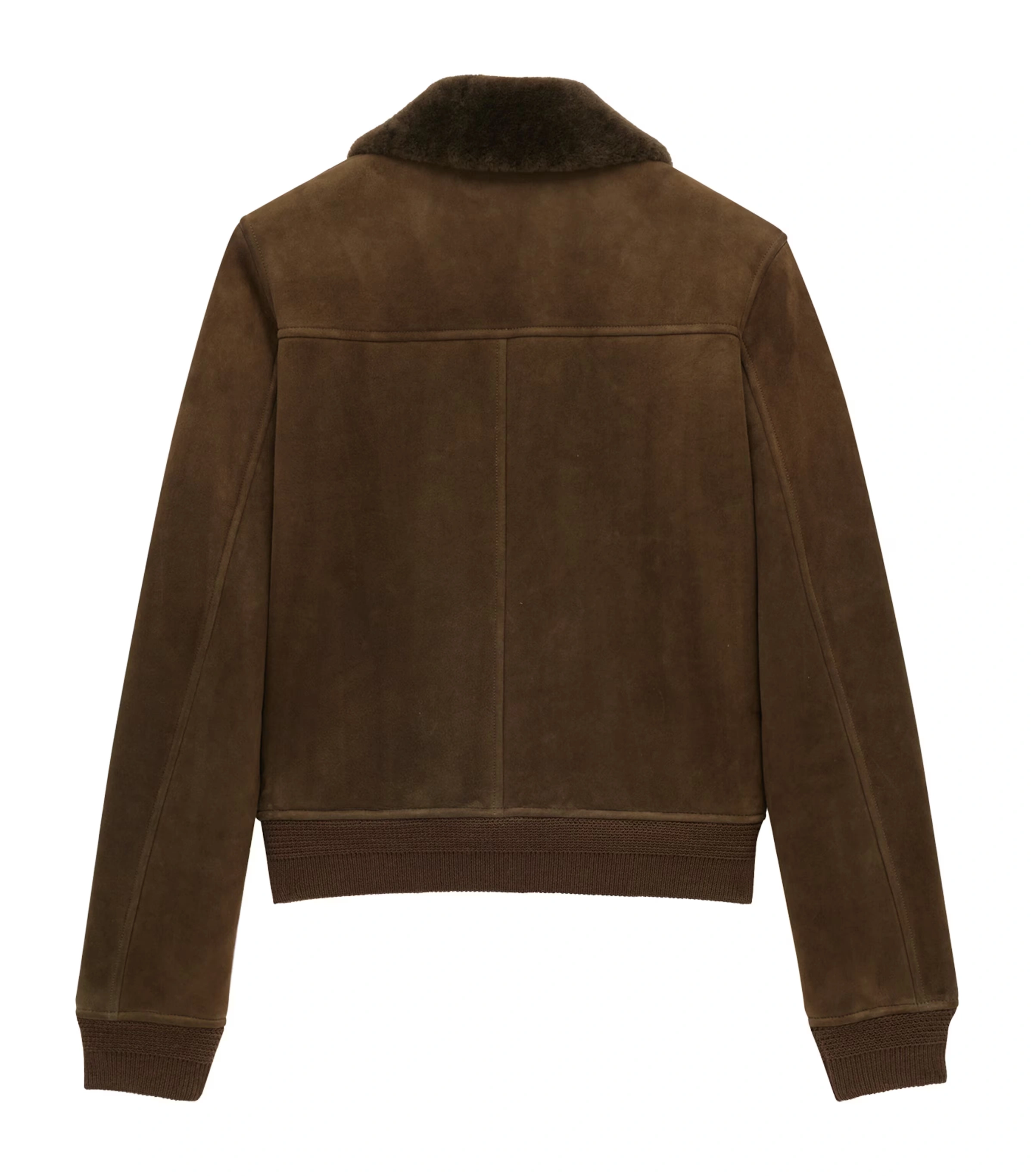 Suede Bomber Jacket