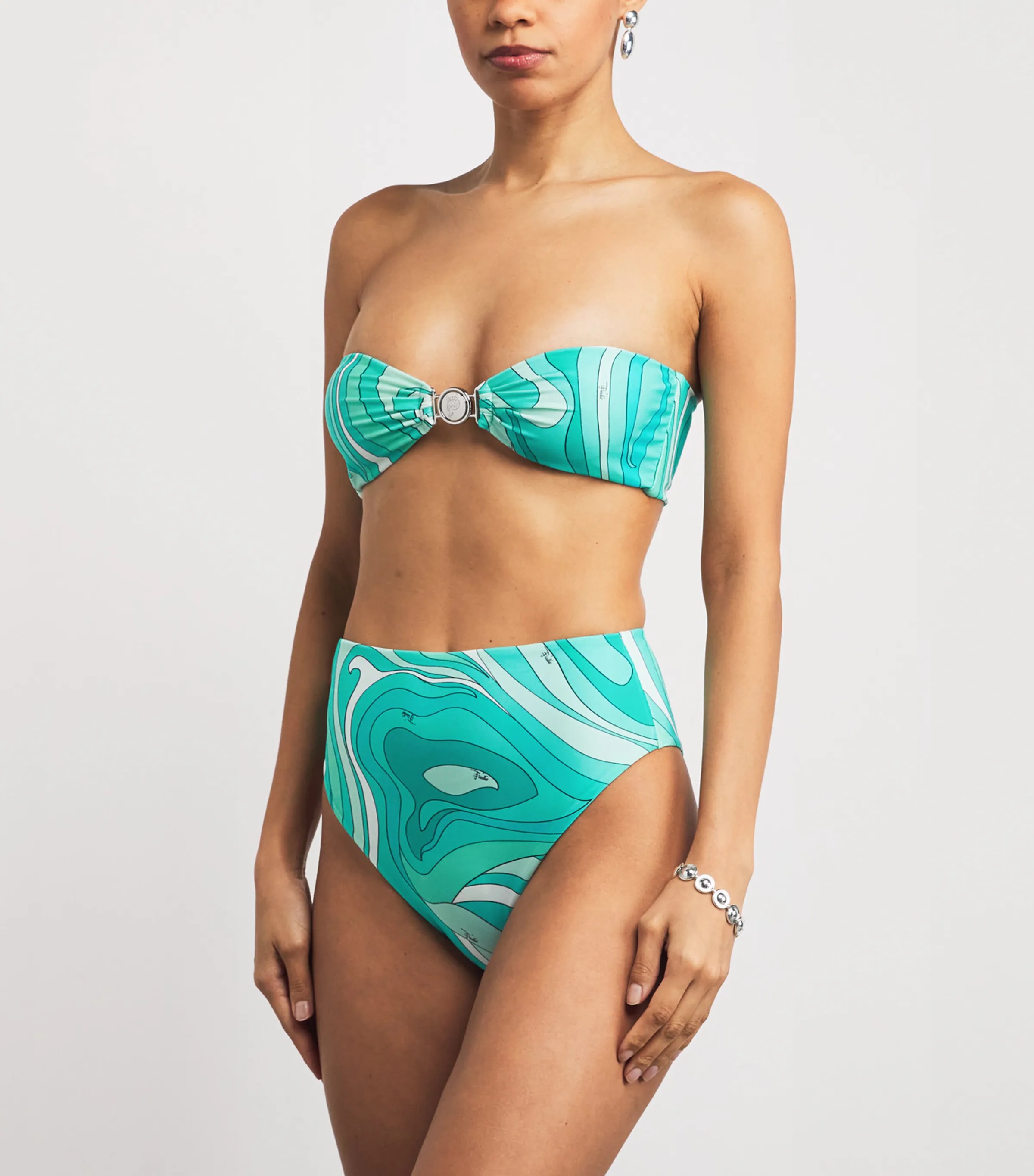 Marmo Bandeau Bikini Top