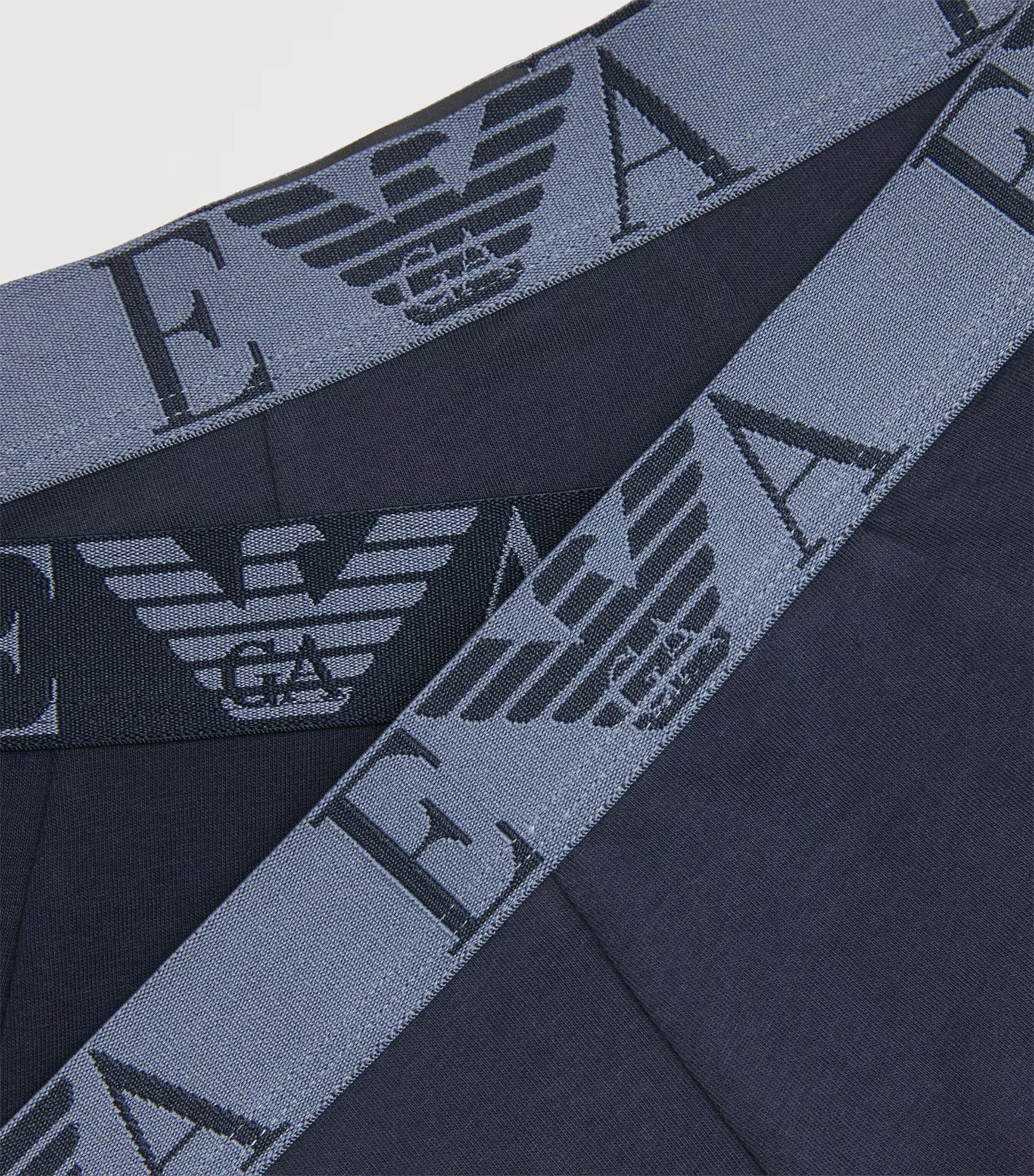 Stretch-Cotton Bold Monogram Logo Trunks (Pack of 3)