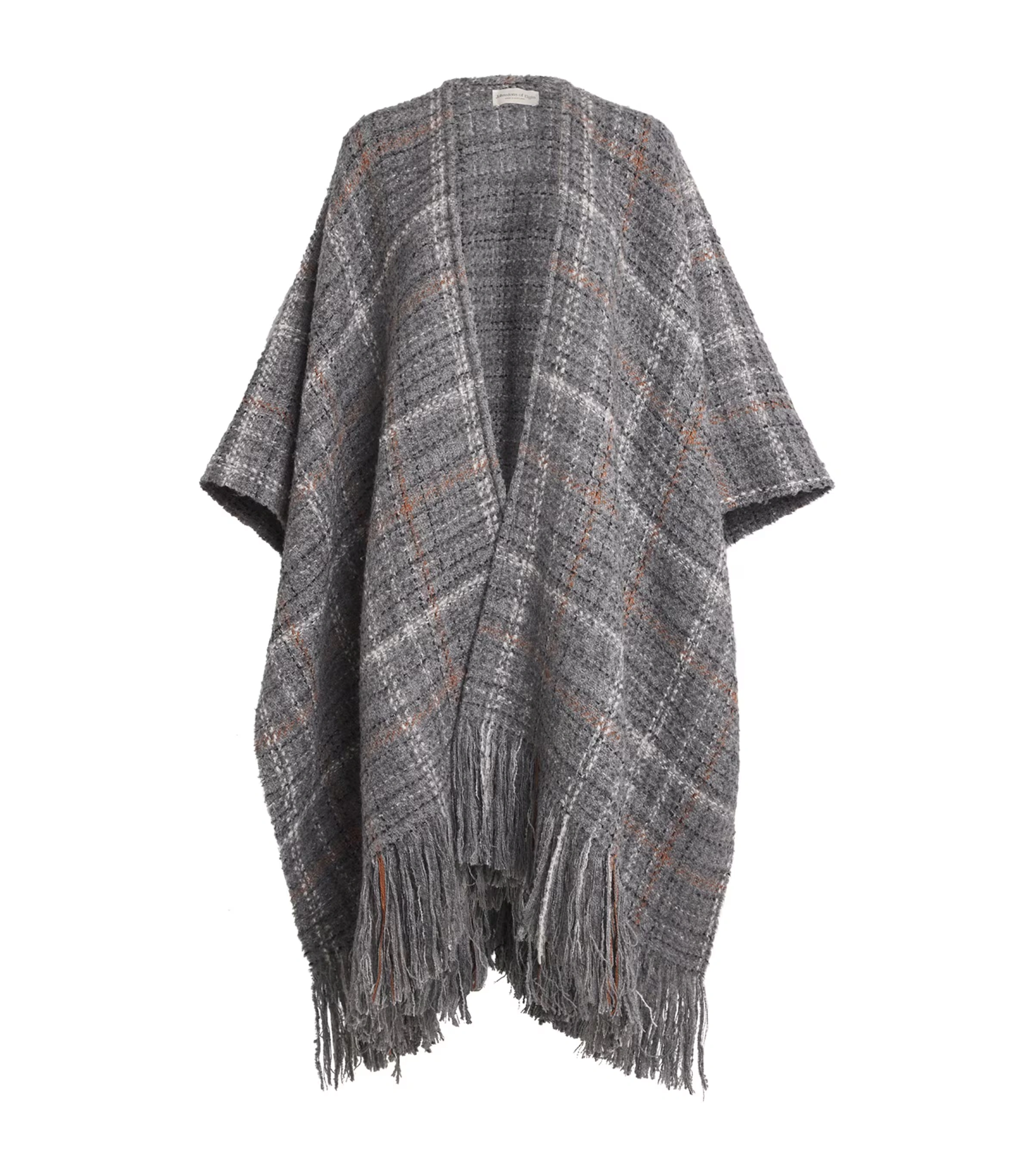 Cashmere-Silk-Alpaca Textured Cape