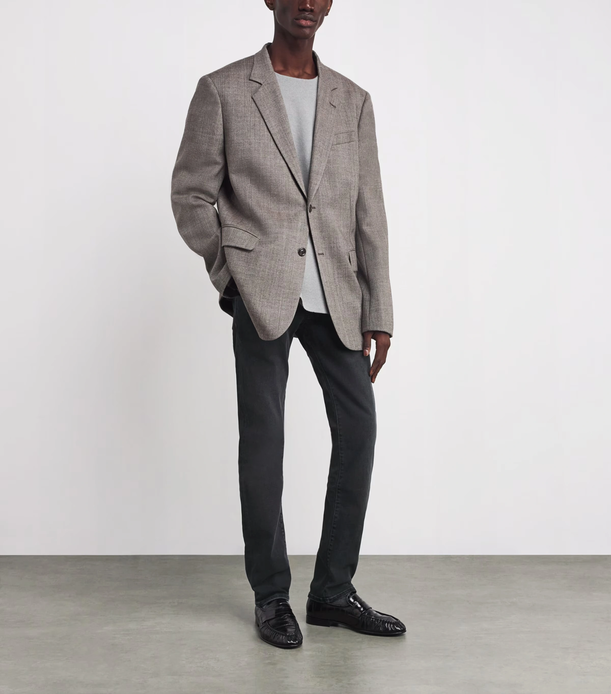 Stripe-Trim Nick Slim Jeans