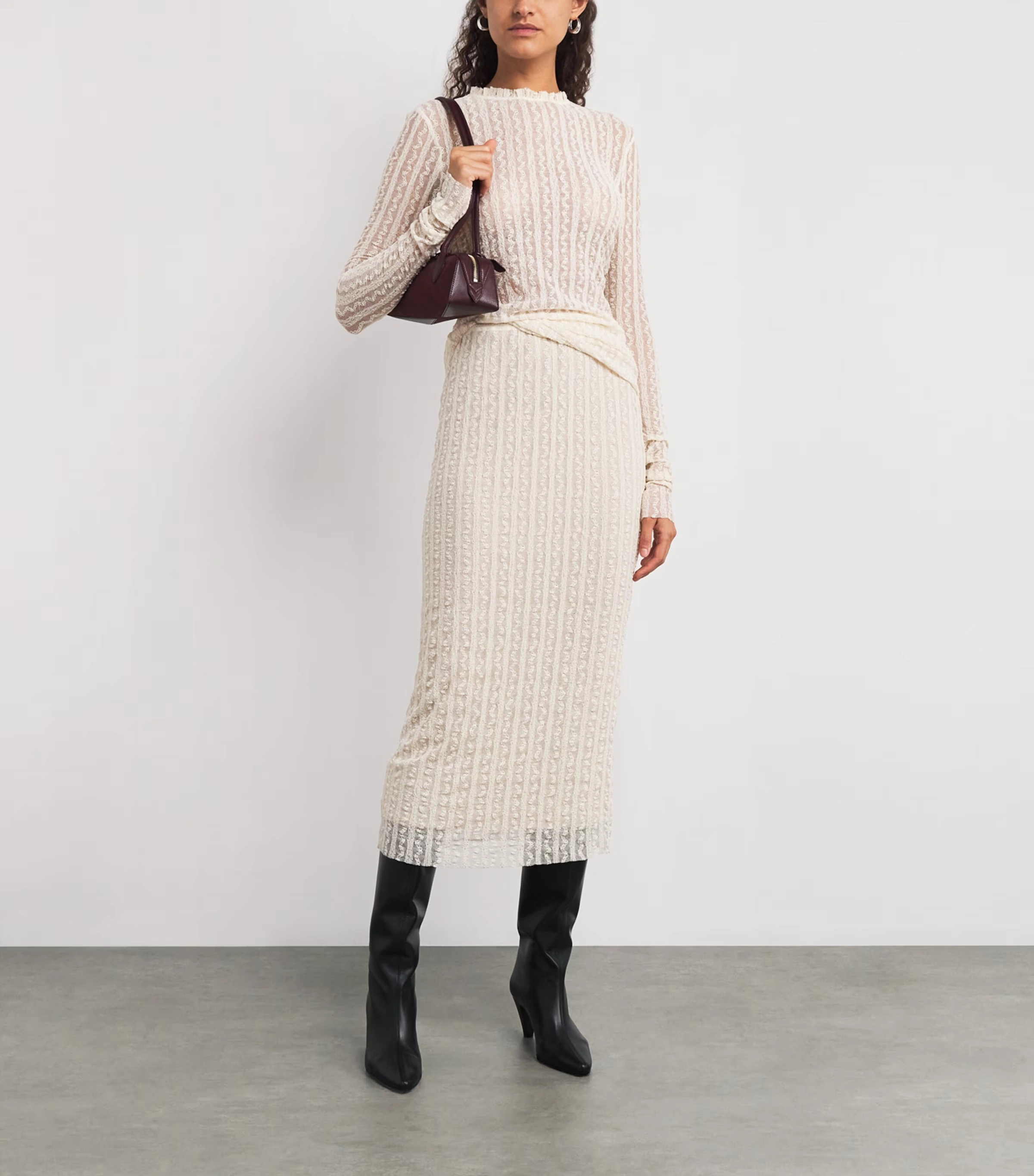 Lace Long-Sleeve T-Shirt