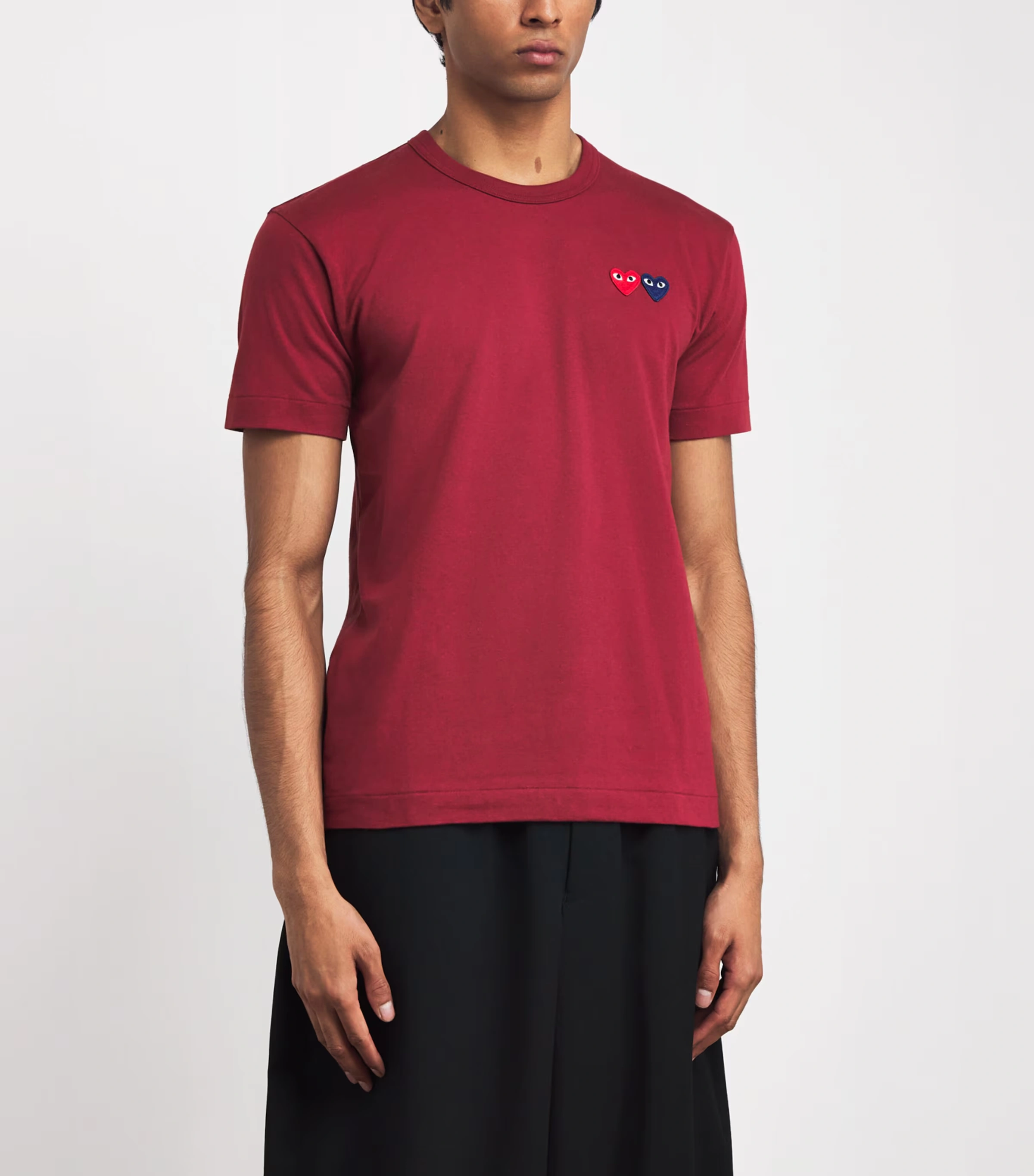 Embroidered Double-Heart T-Shirt 3 Embroidered Double-Heart T-Shirt