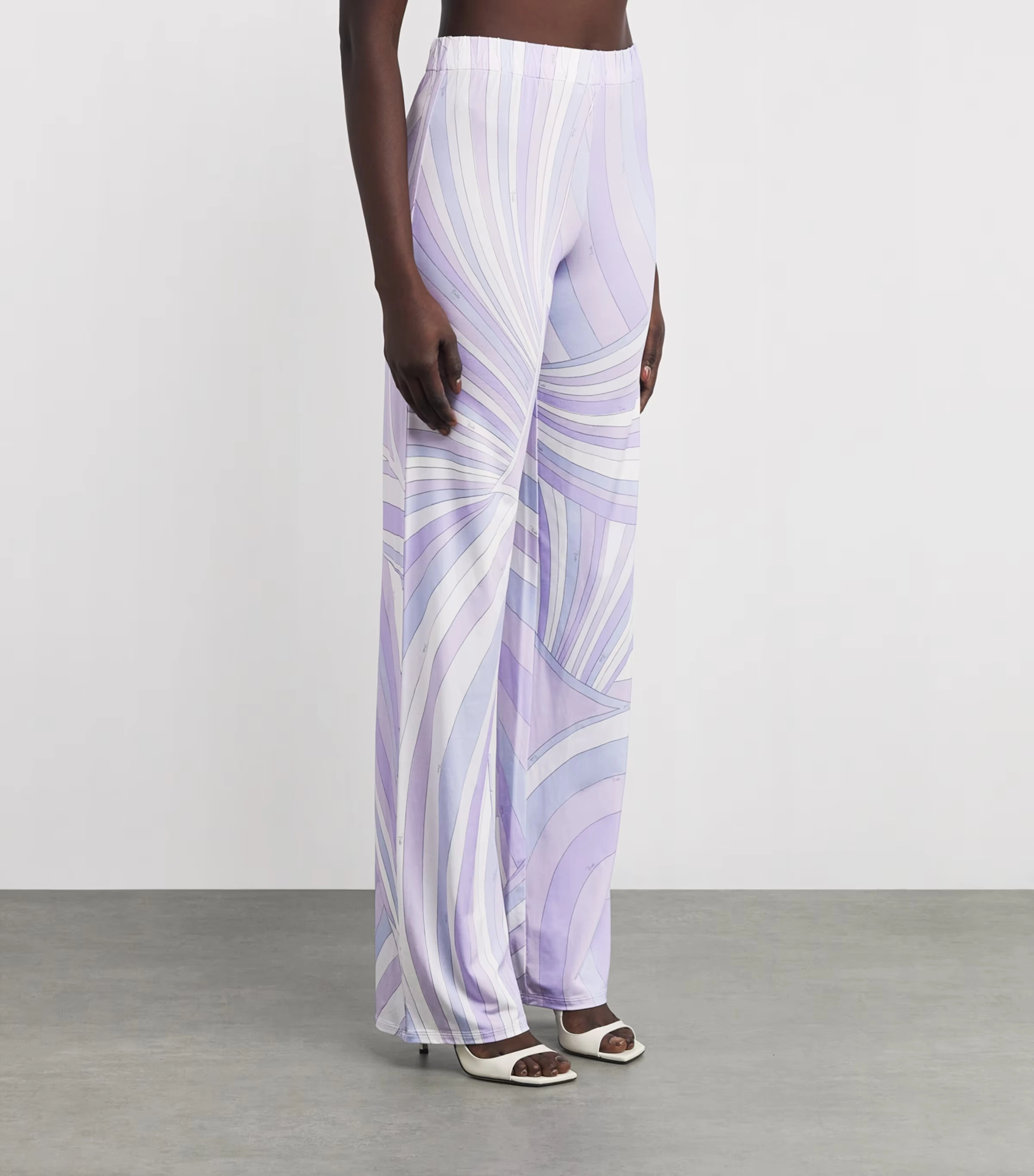 Satin Straight Trousers