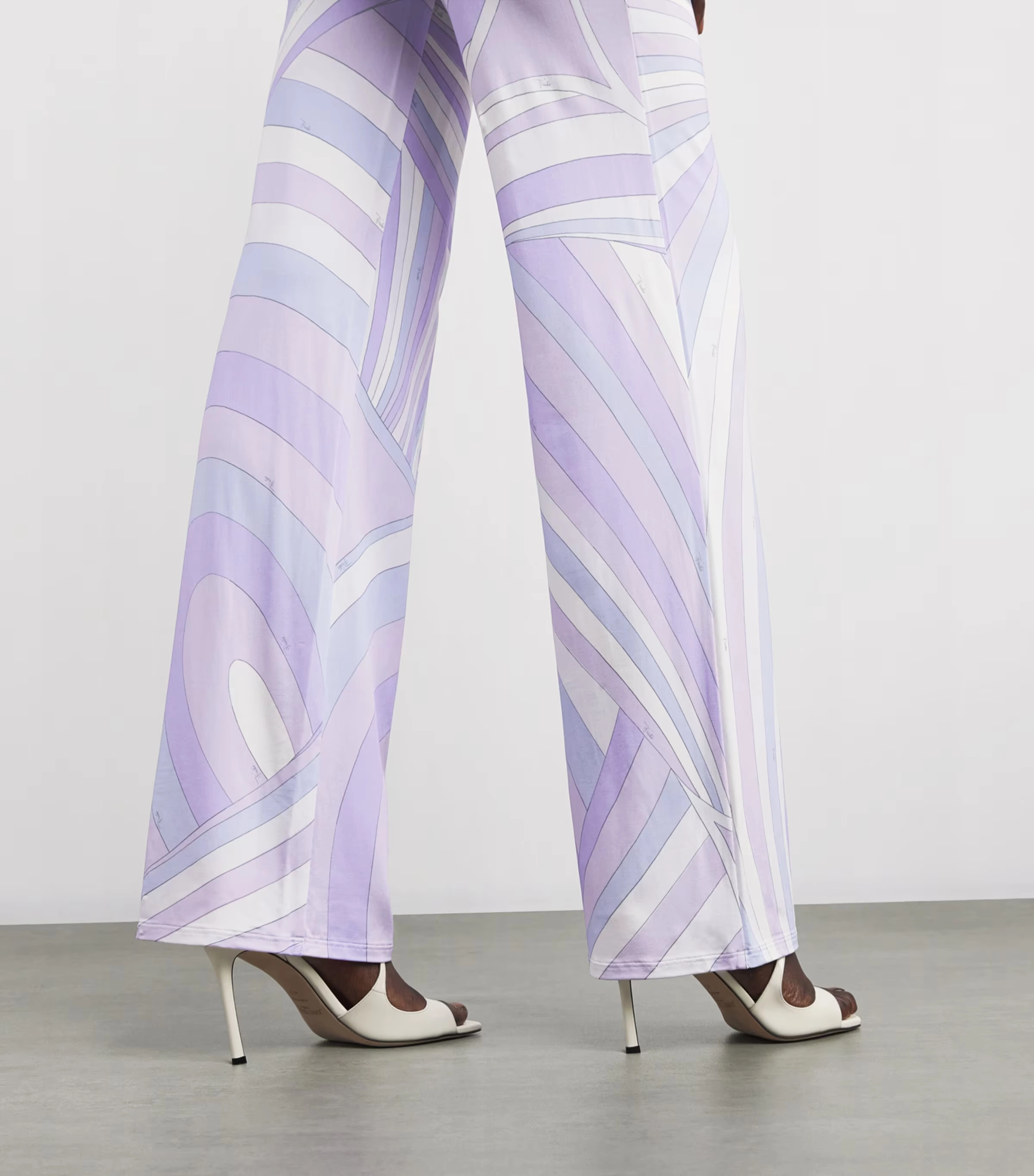 Satin Straight Trousers