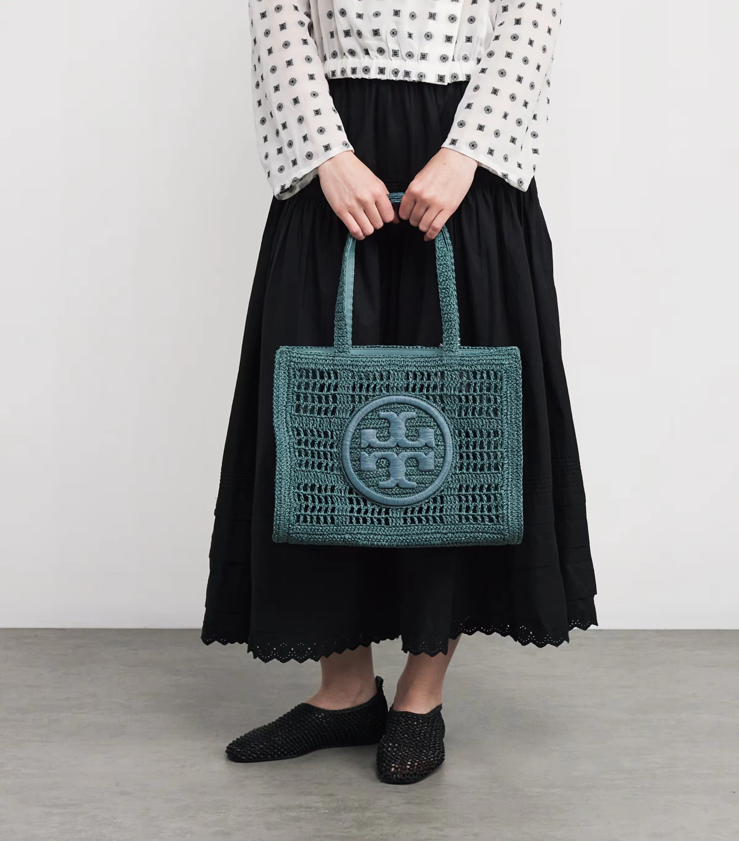 Small Crochet Ella Tote Bag