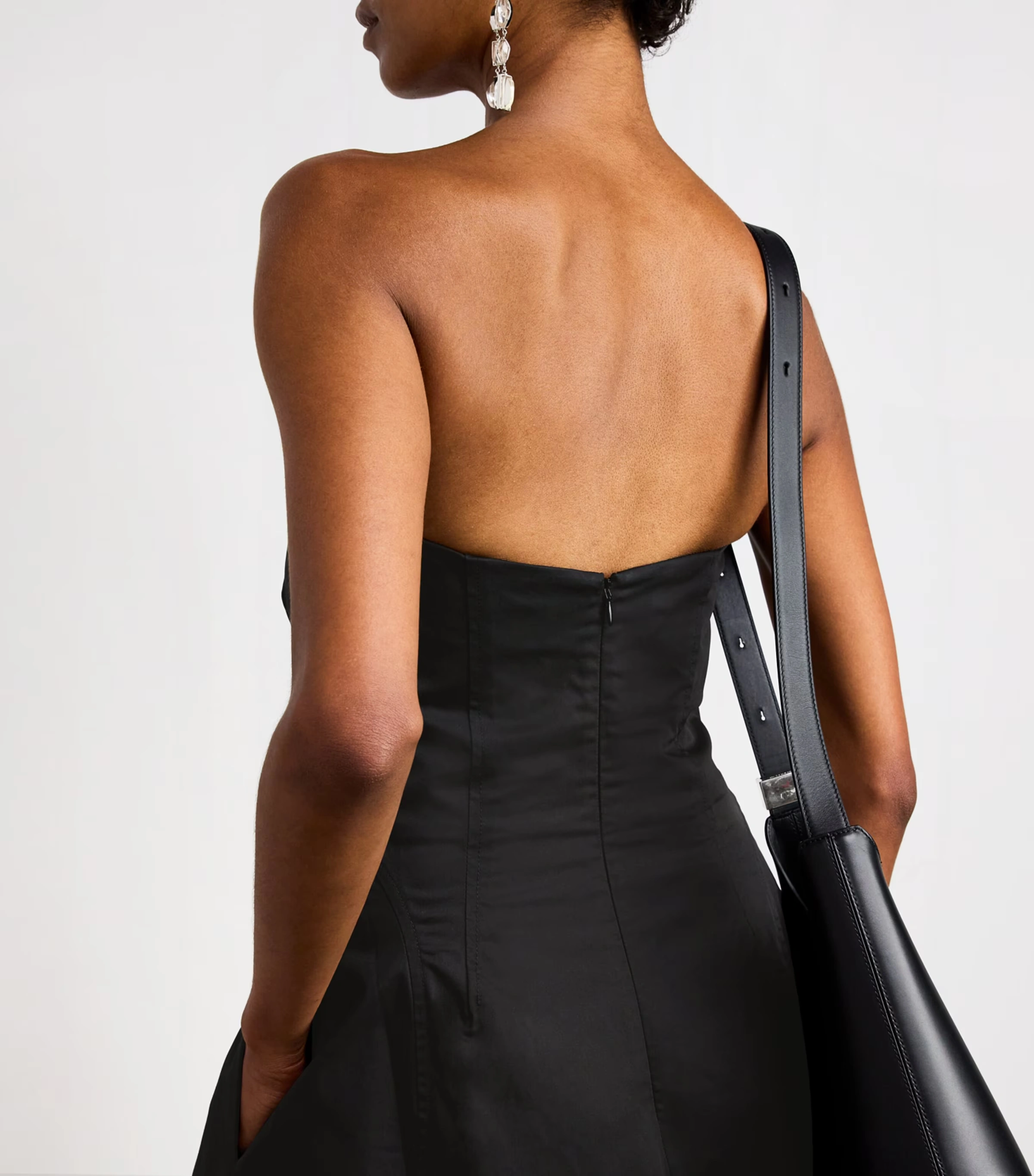 Organic Cotton-Blend Strapless Maxi Dress