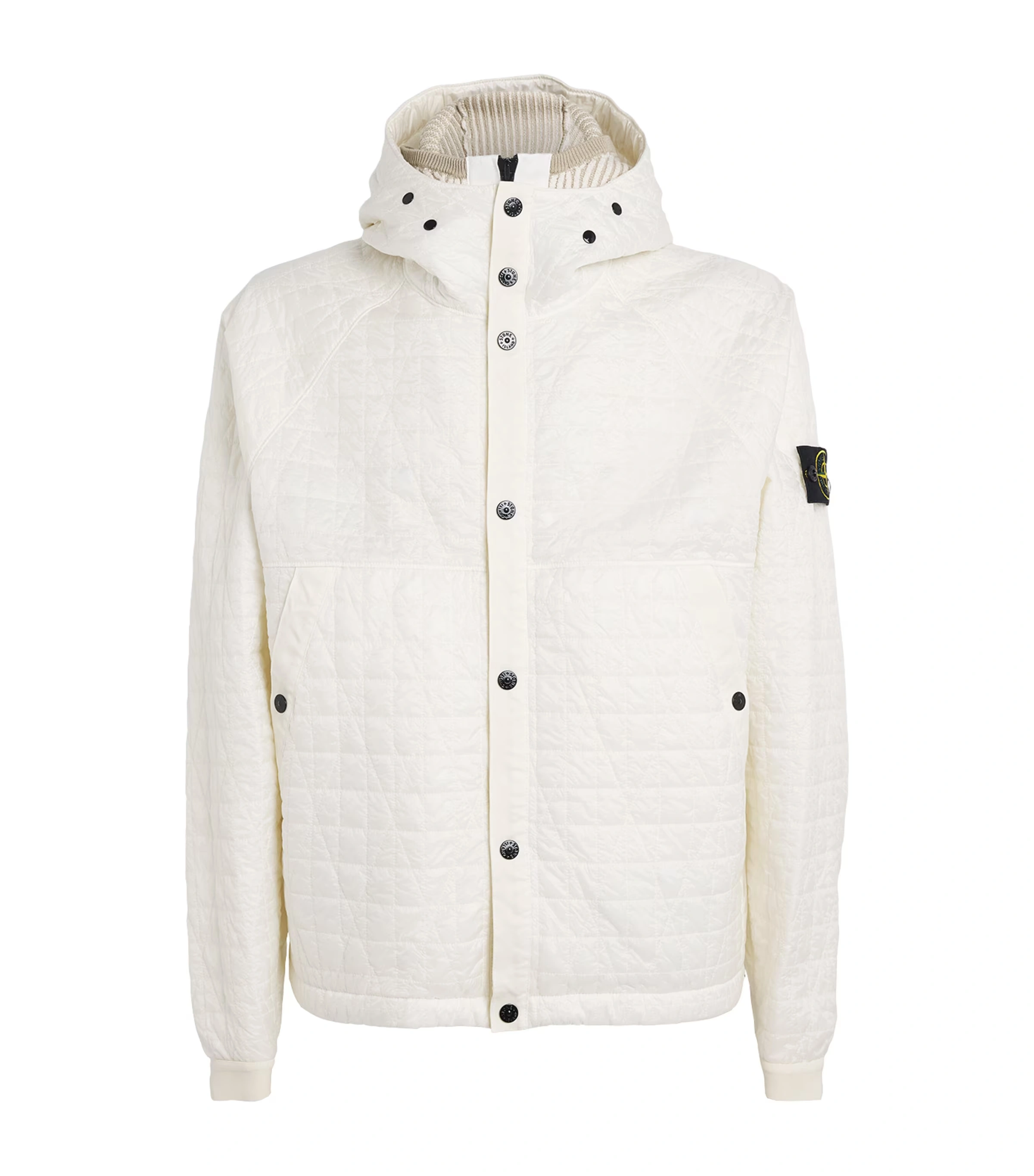 Nylon Quilted Bomber Jacket
