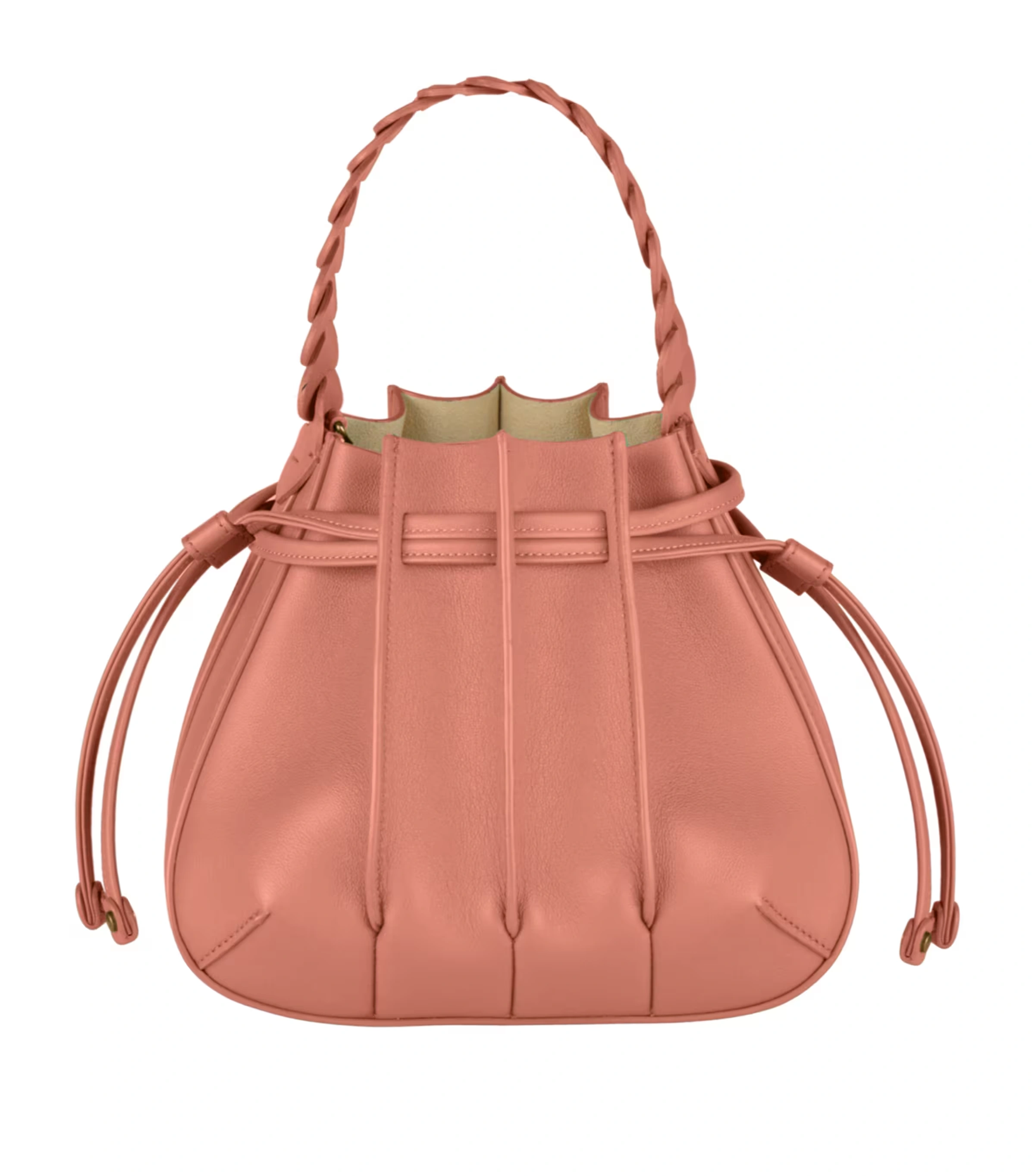 Mini Leather Gem Bucket Bag