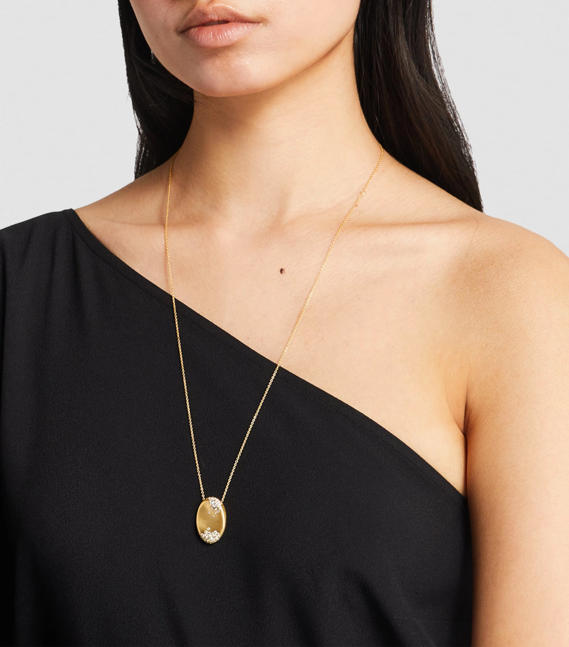 Yellow Gold and Champagne Diamond My Muse Storm Necklace