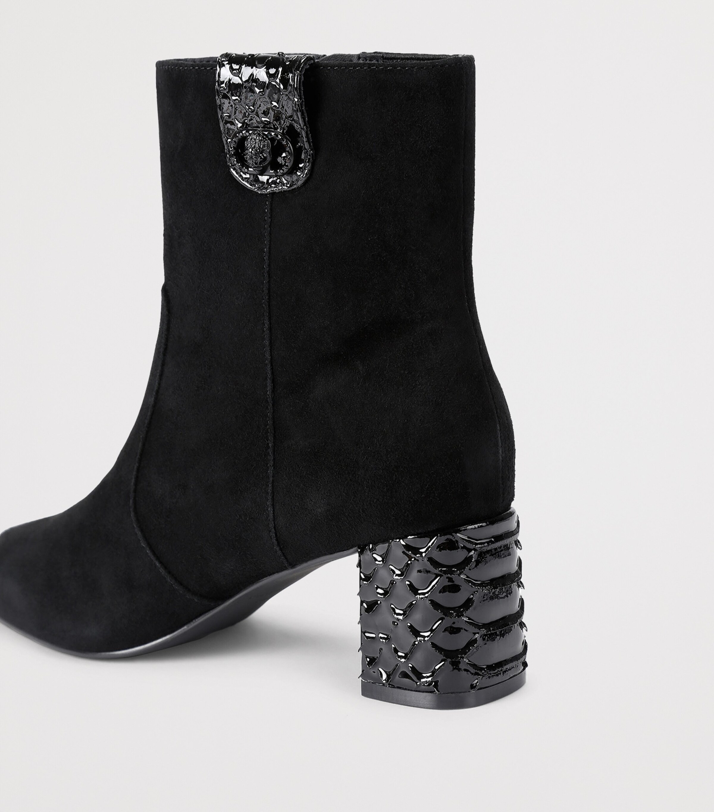 Suede Chelsea Trim Ankle Boots