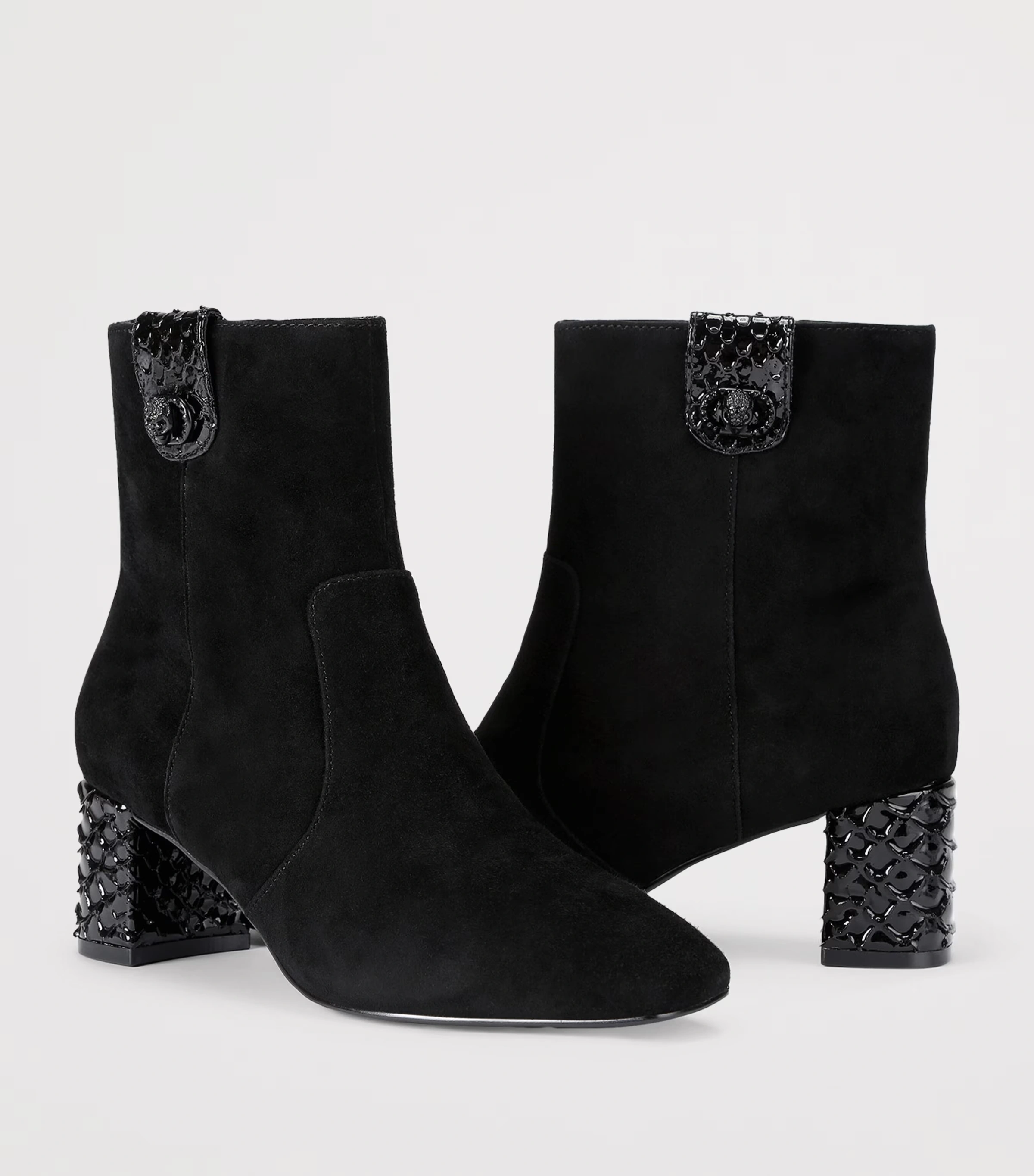 Suede Chelsea Trim Ankle Boots