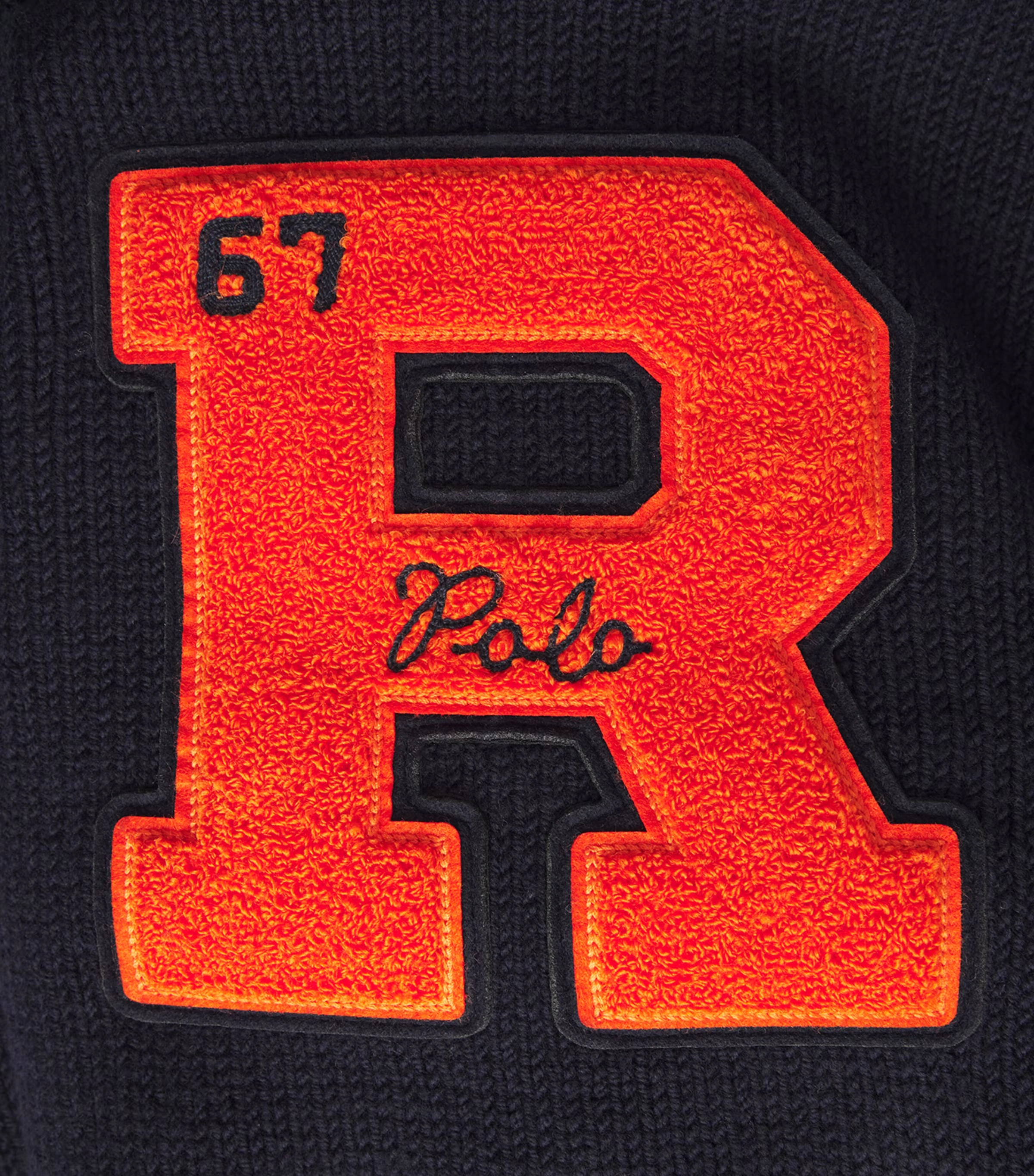 Wool Vintage Fit Letter Sweater 5 Wool Vintage Fit Letter Sweater