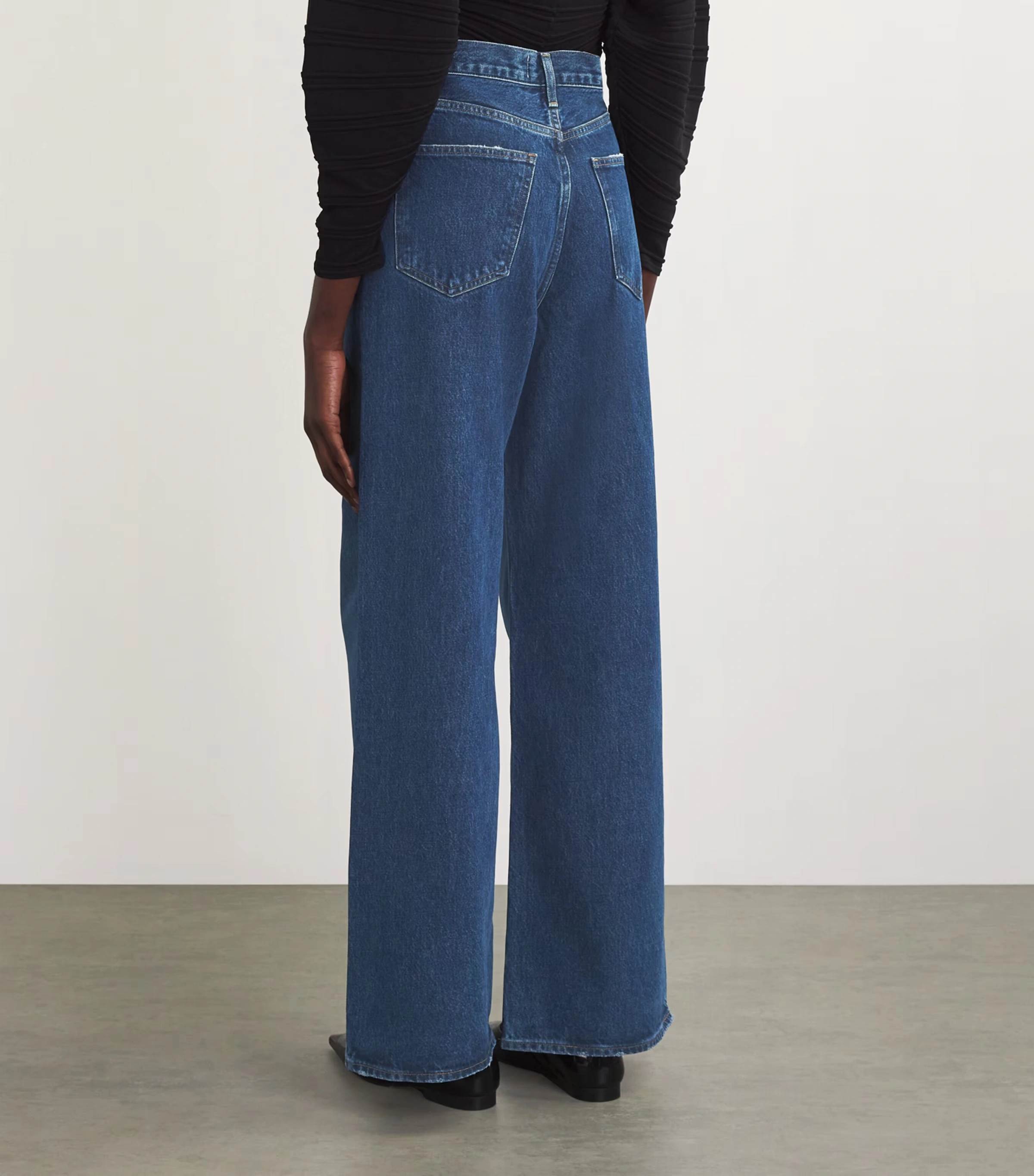 Dame Wide-Leg Jeans