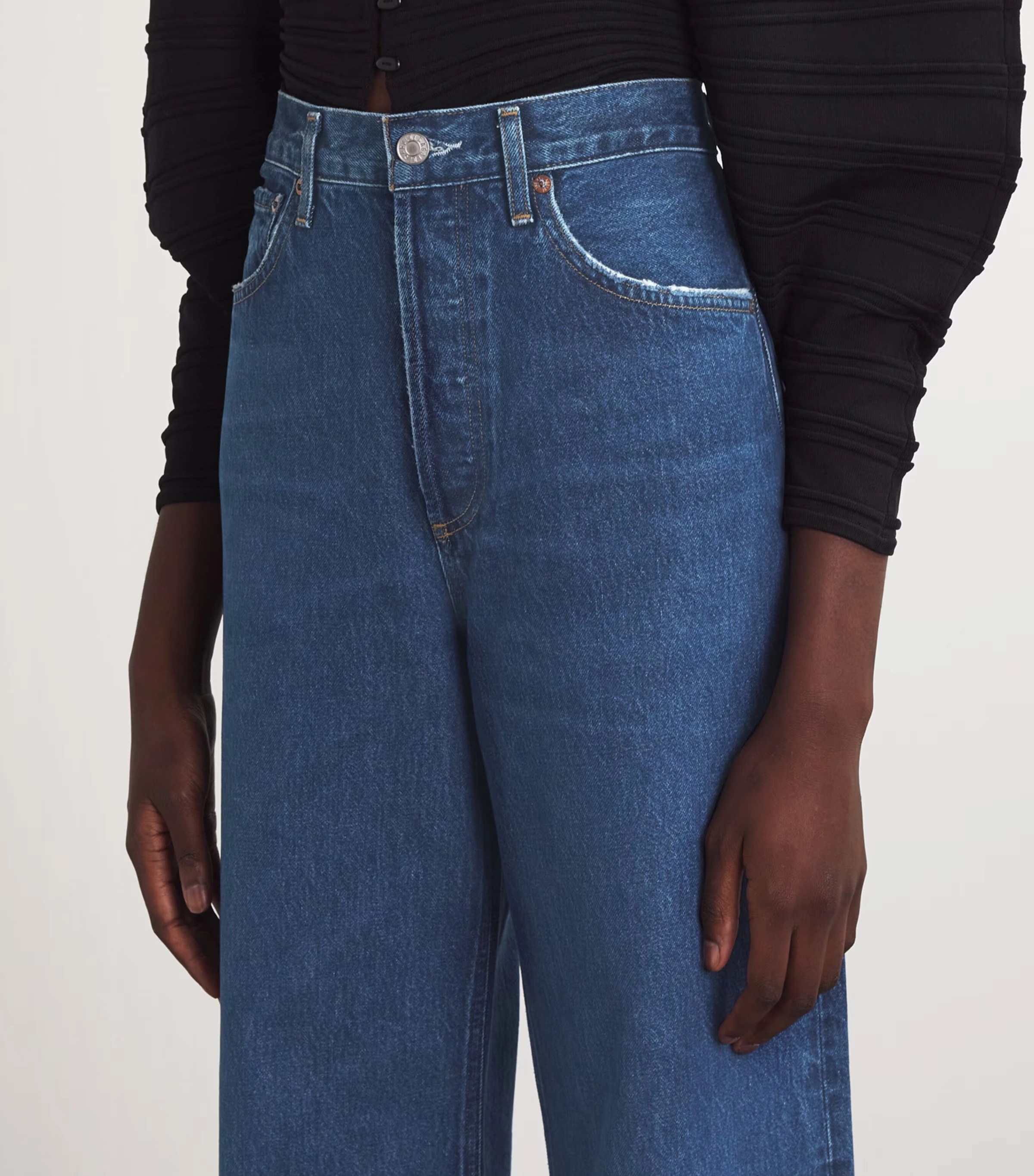 Dame Wide-Leg Jeans