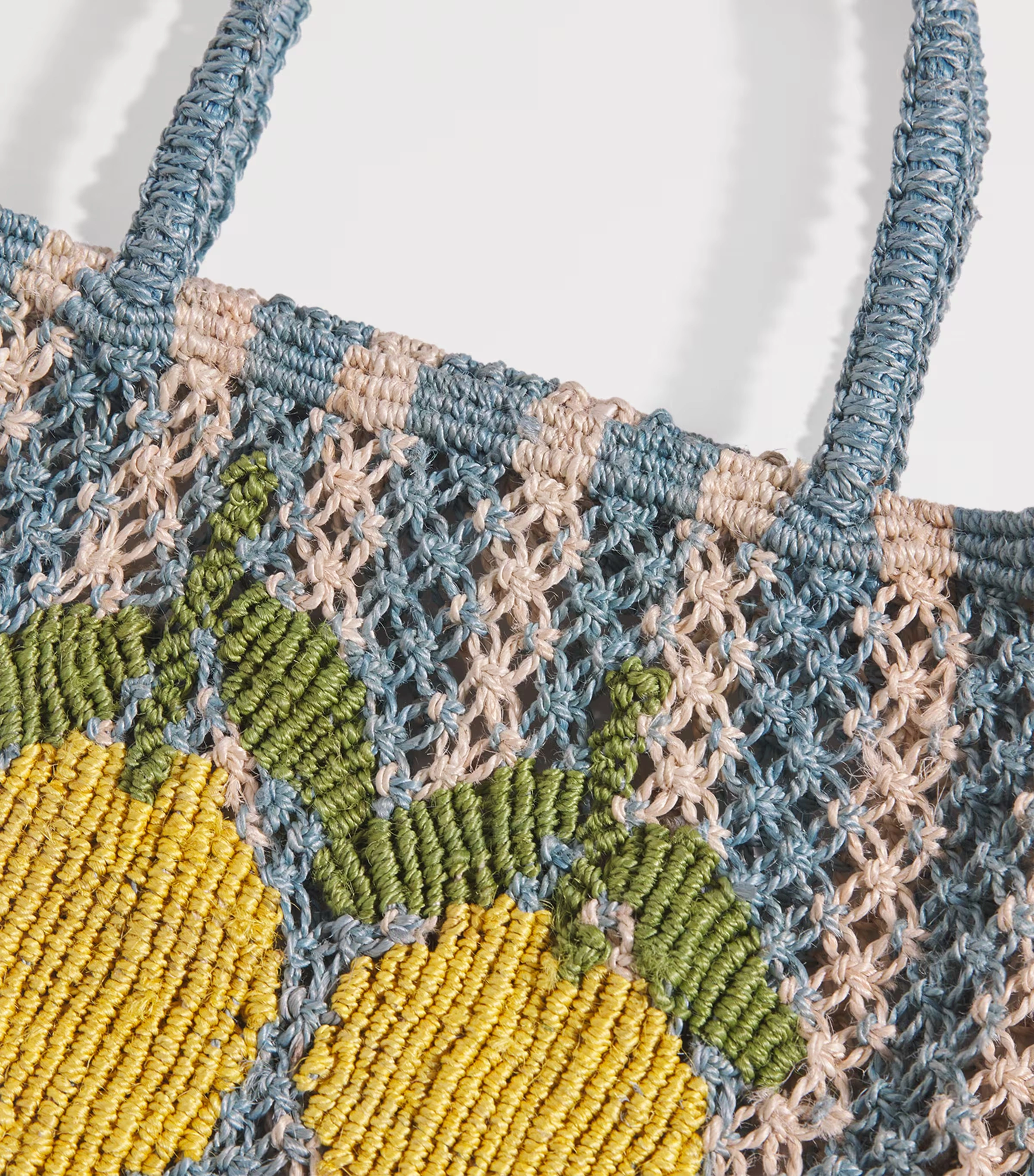 Small Stripe Lemons Tote Bag