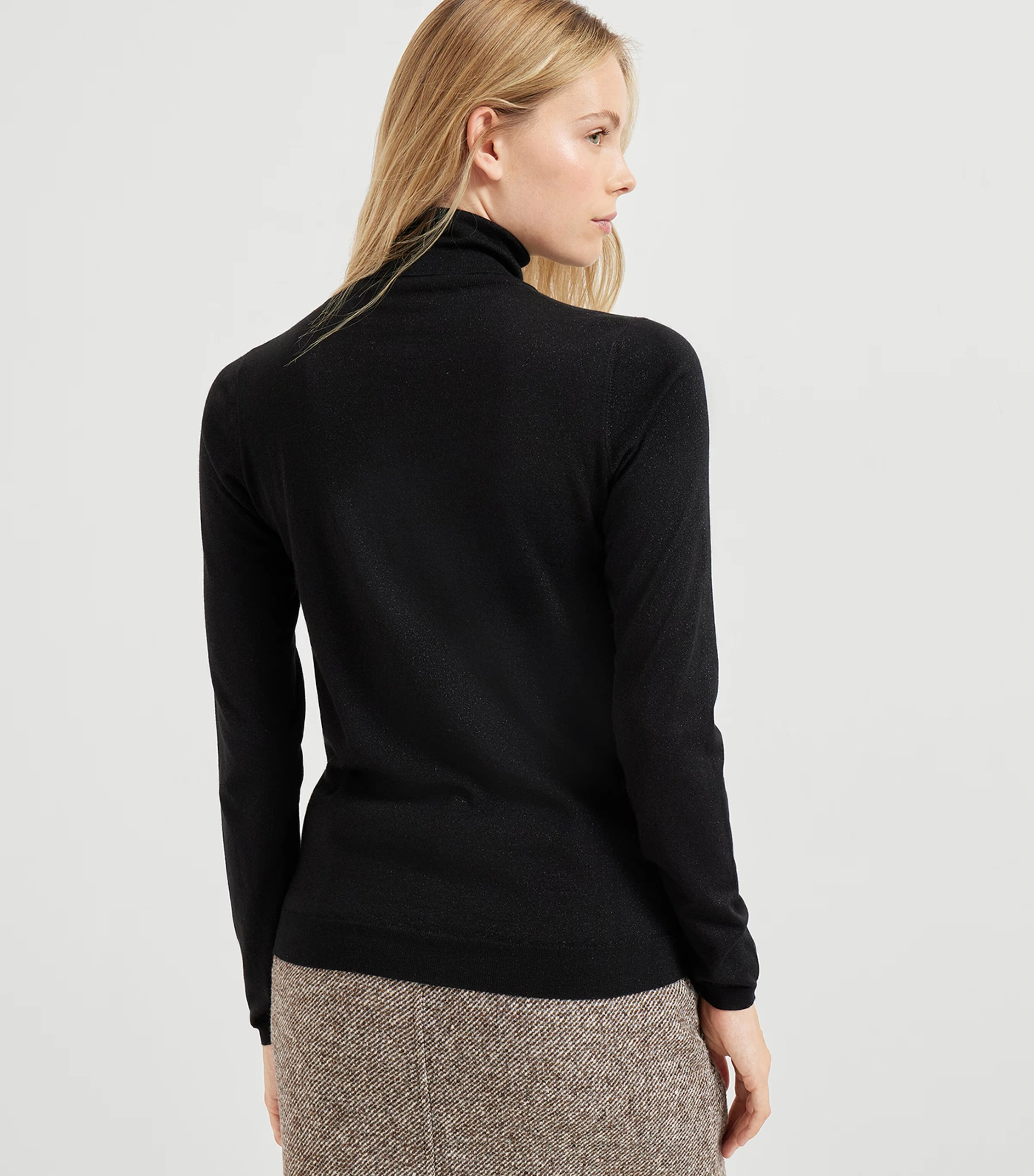 Cashmere-Silk-Blend Rollneck Sweater