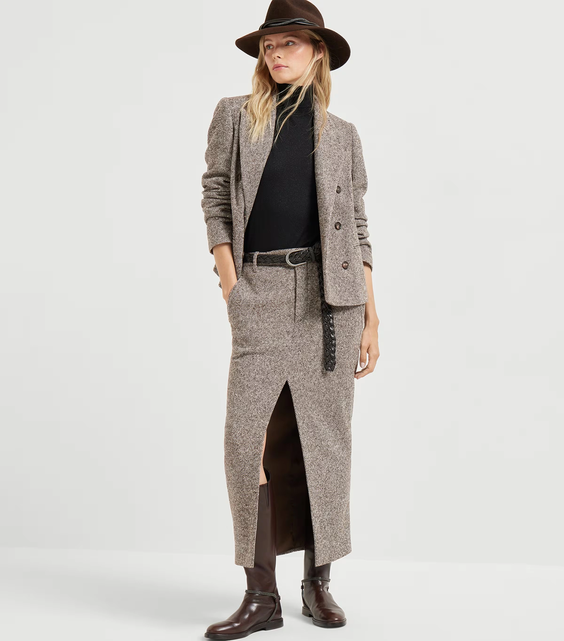 Cashmere-Silk-Blend Rollneck Sweater