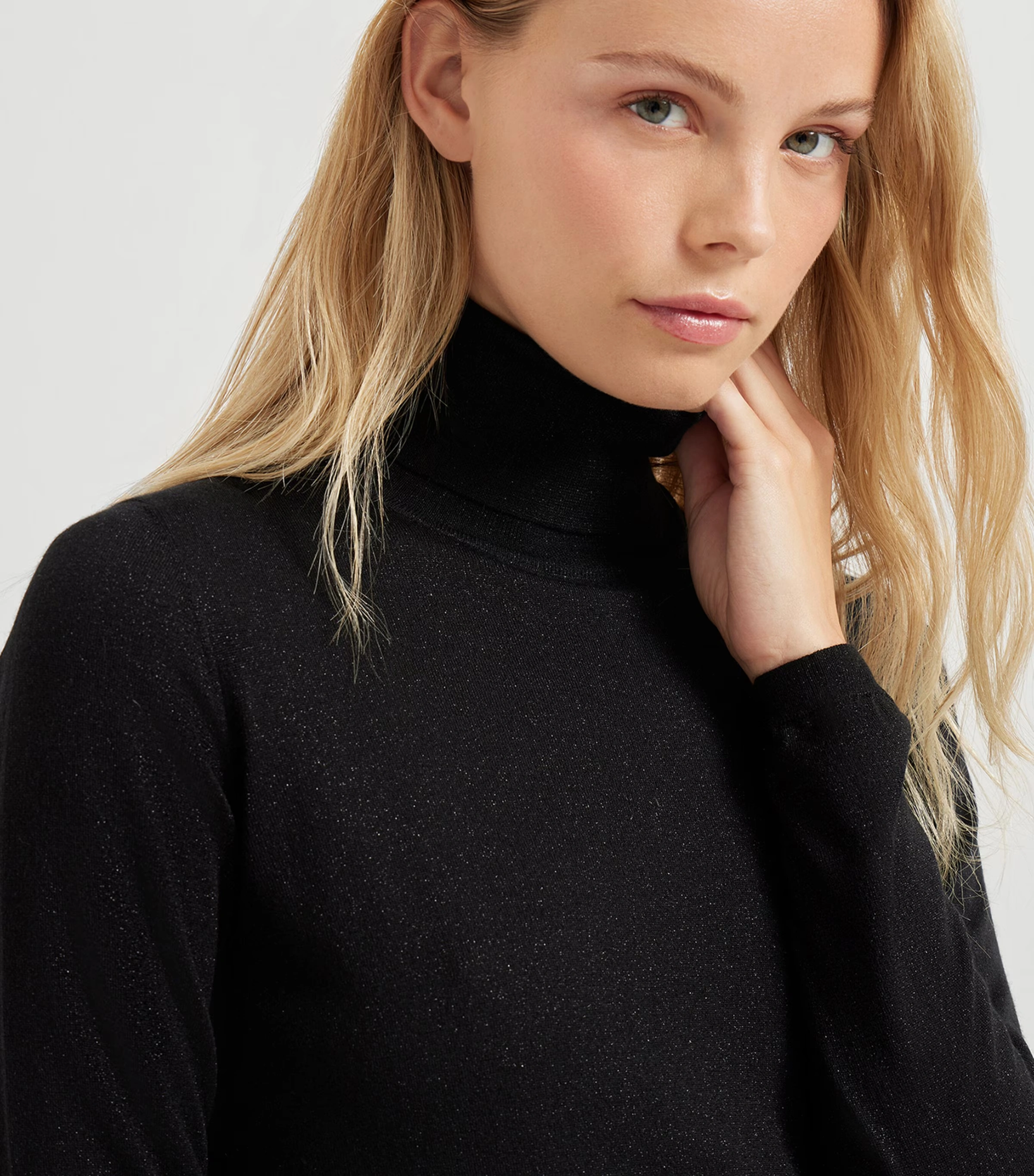 Cashmere-Silk-Blend Rollneck Sweater