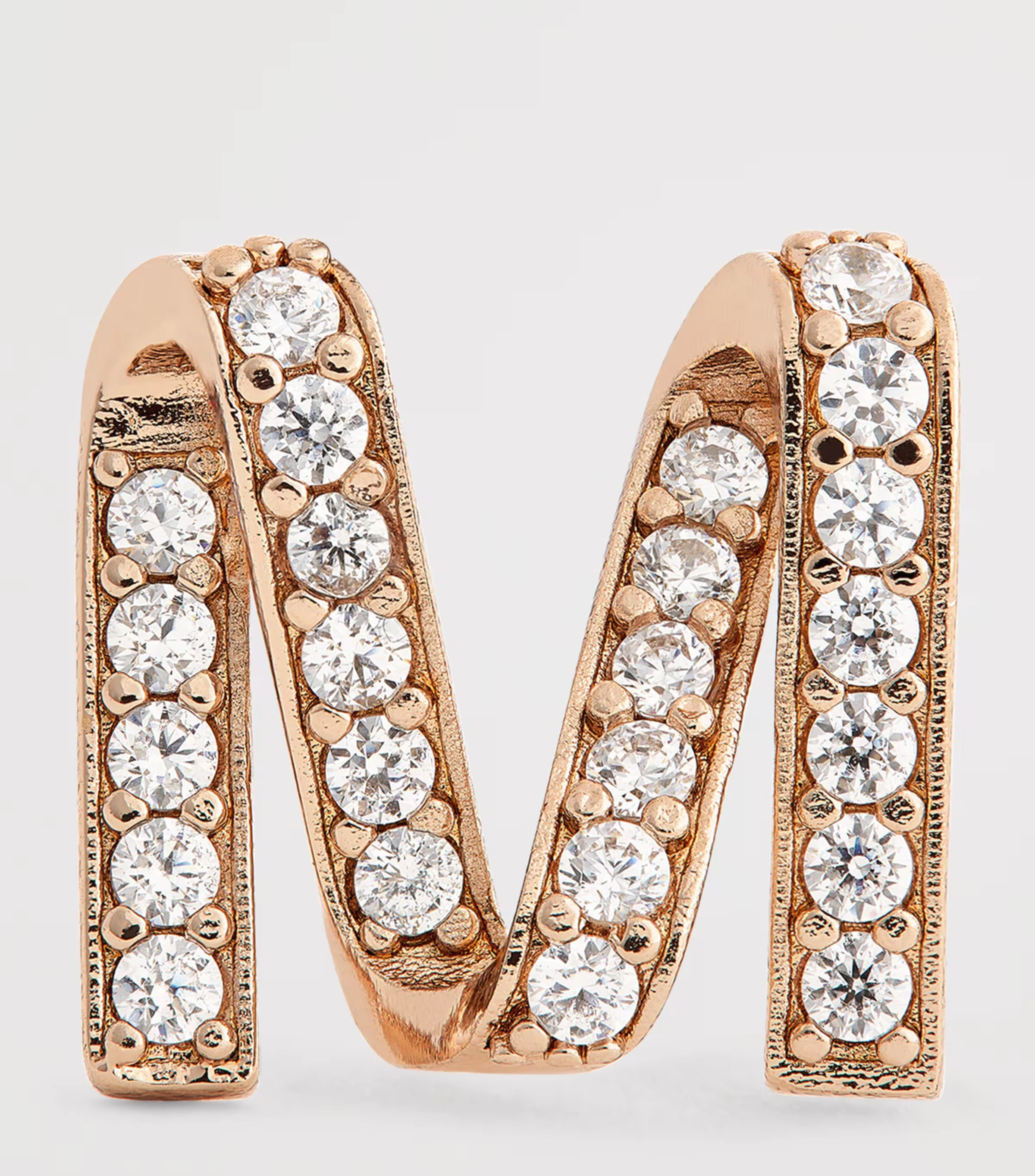 Embellished 'M' Brooch 3 Embellished 'M' Brooch